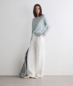 Cotton crewneck sweater