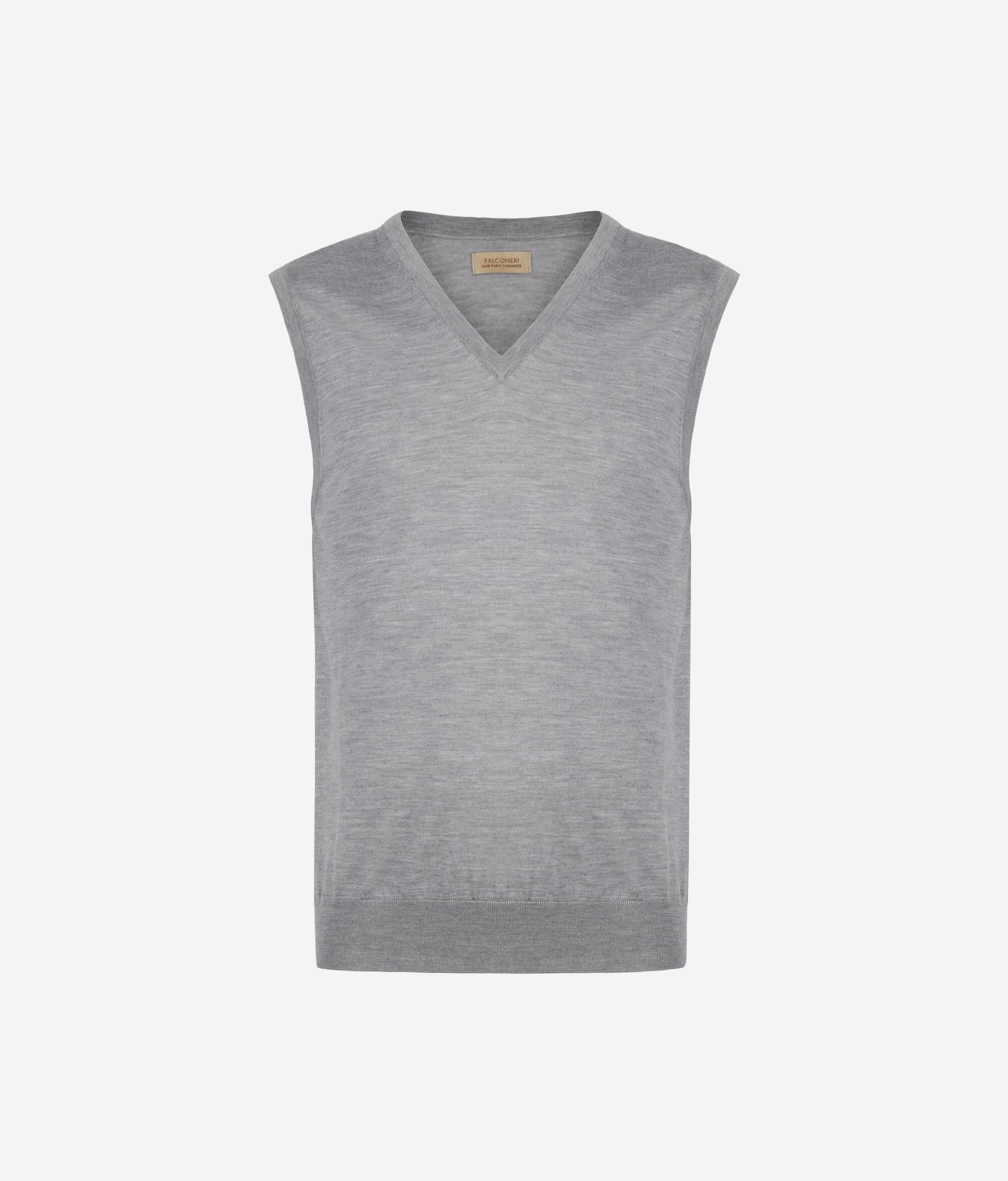 Pull sans manches homme en cachemire ultra-fin