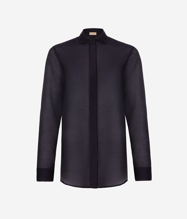 Блуза из шелка и хлопка