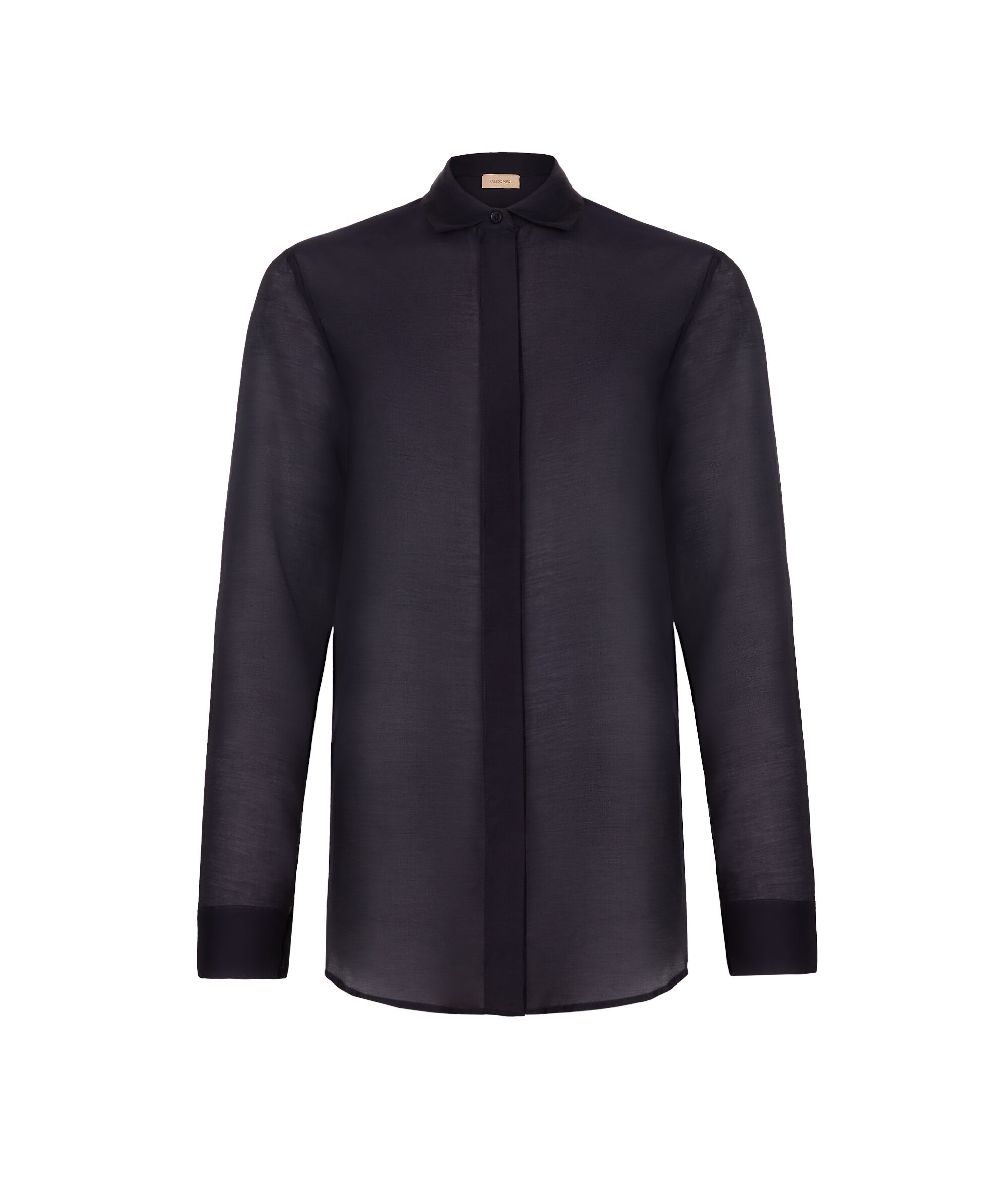 Collared Cotton Muslin Shirt