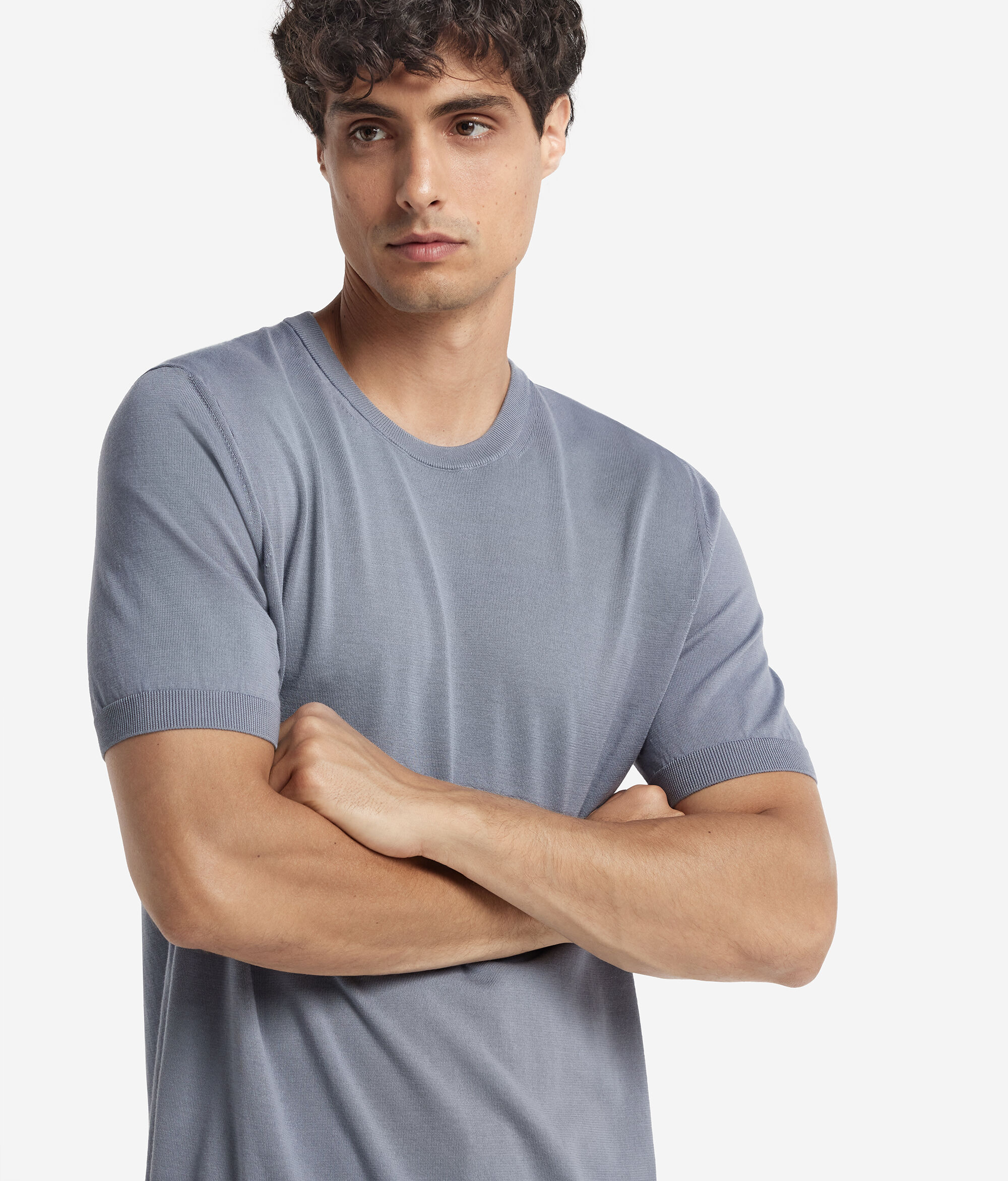 Fresh Cotton Short-Sleeved Round-Neck T-Shirt