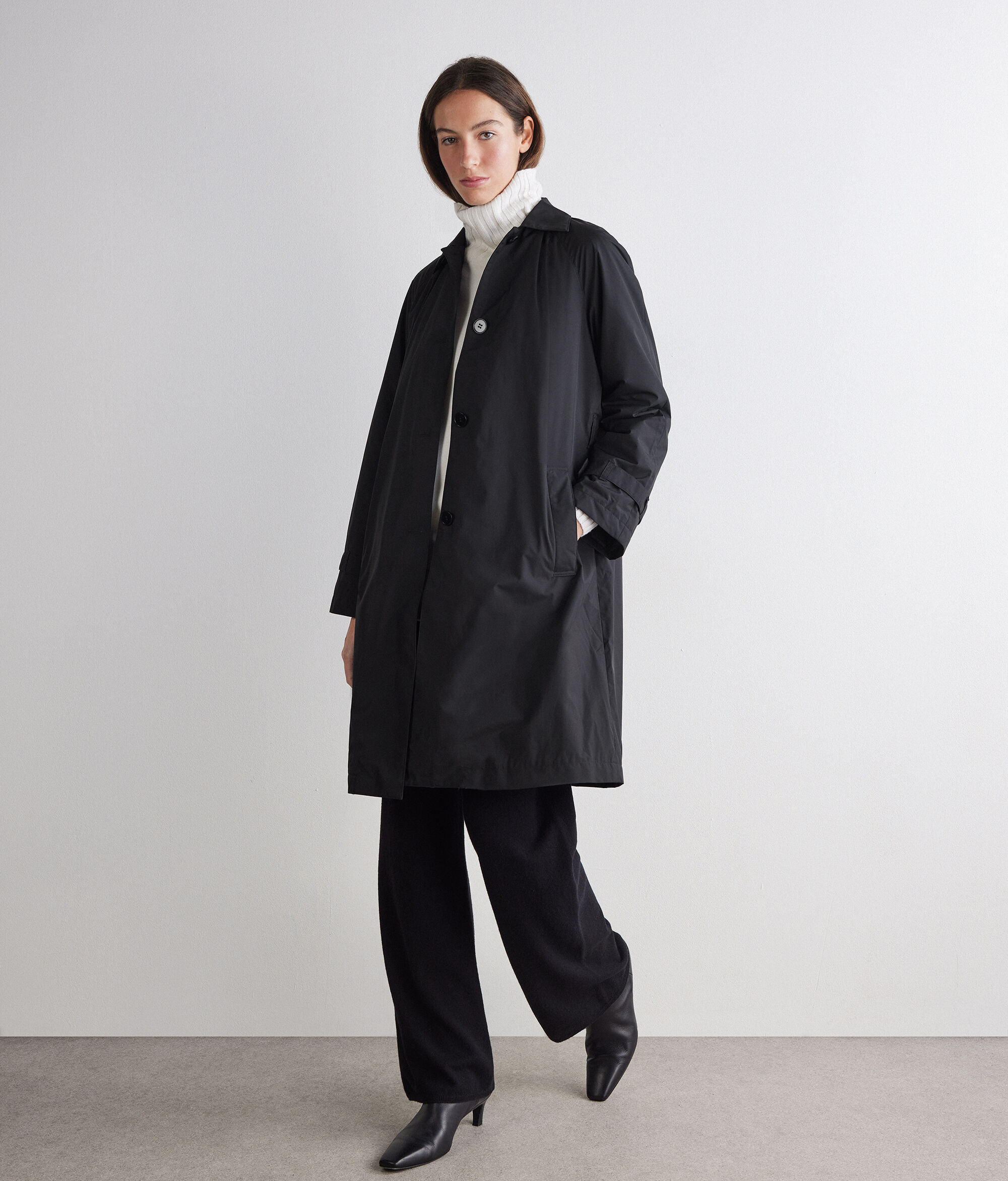 Langer Funktions-Trenchcoat