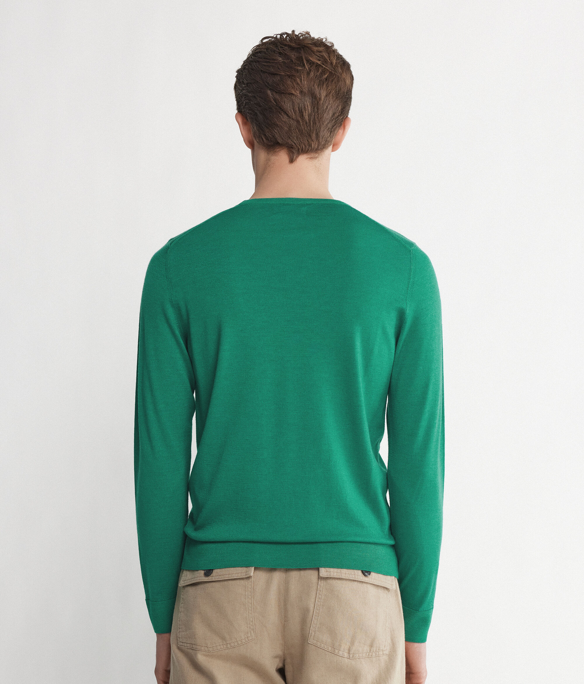 Round-Neck Ultrafine Cashmere Jumper