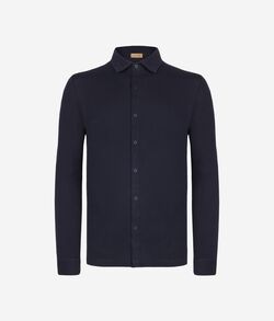 Рубашка из шелка и хлопка