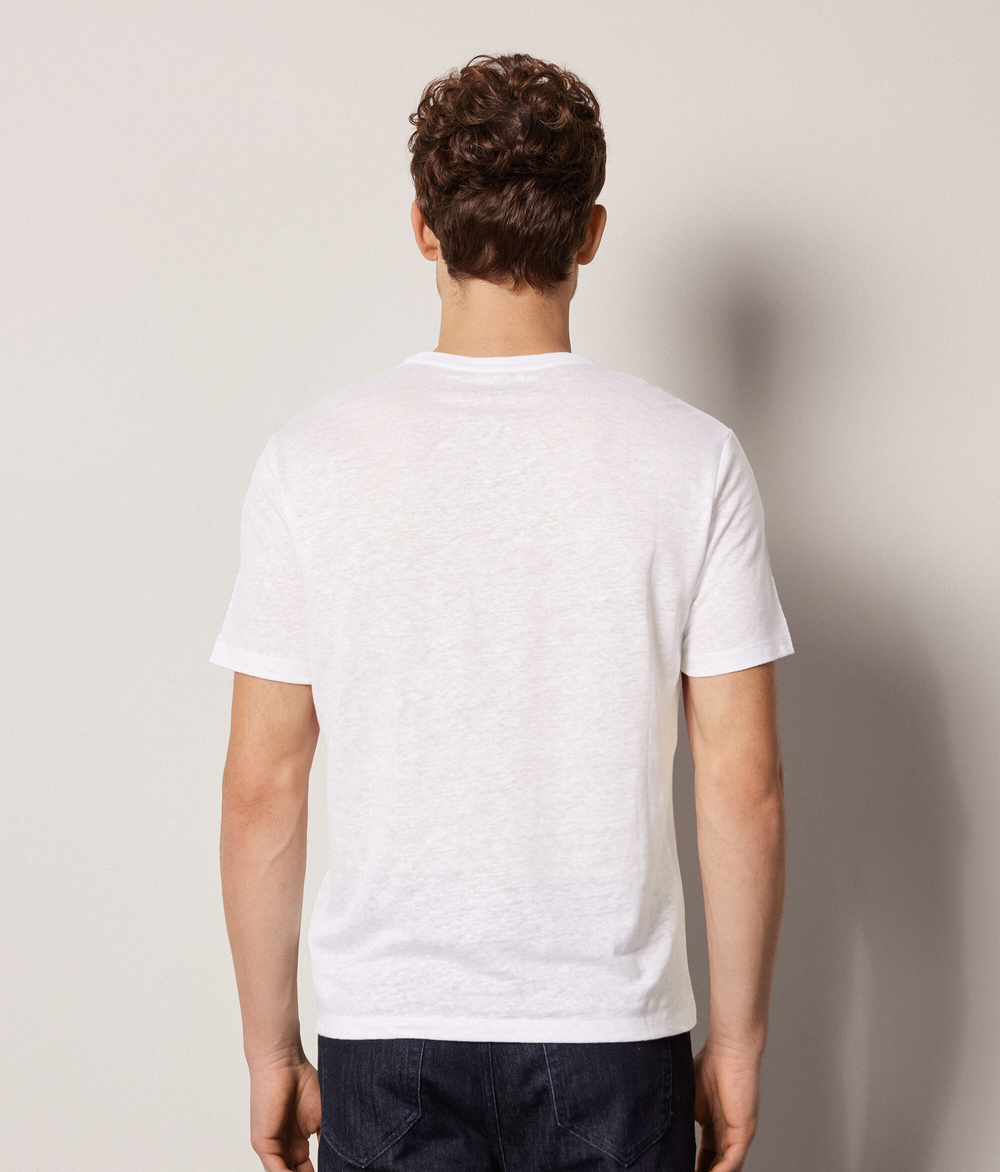 Leinen-T-Shirt