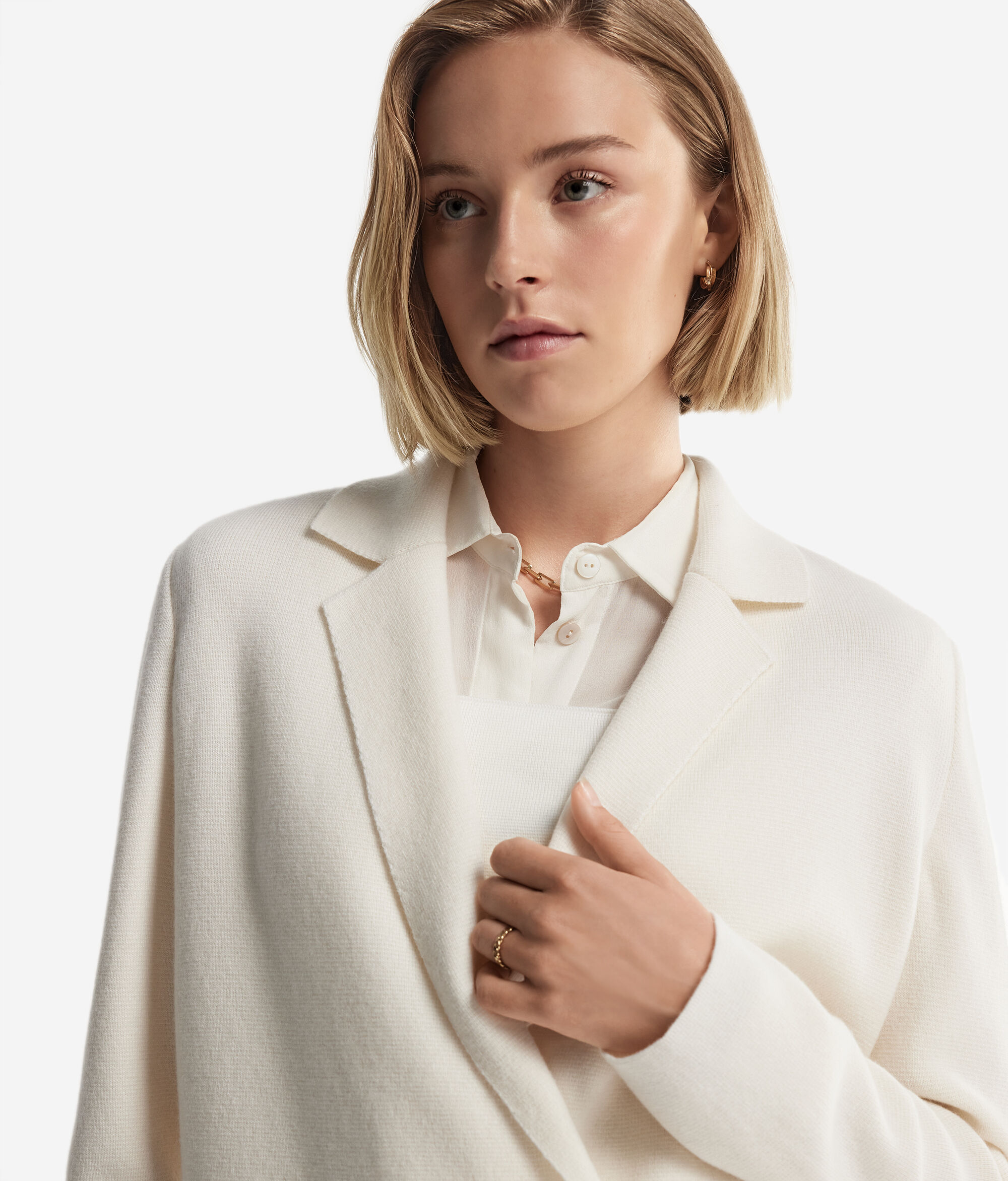 Zweireihiger Blazer aus Kaschmir Ultrasoft