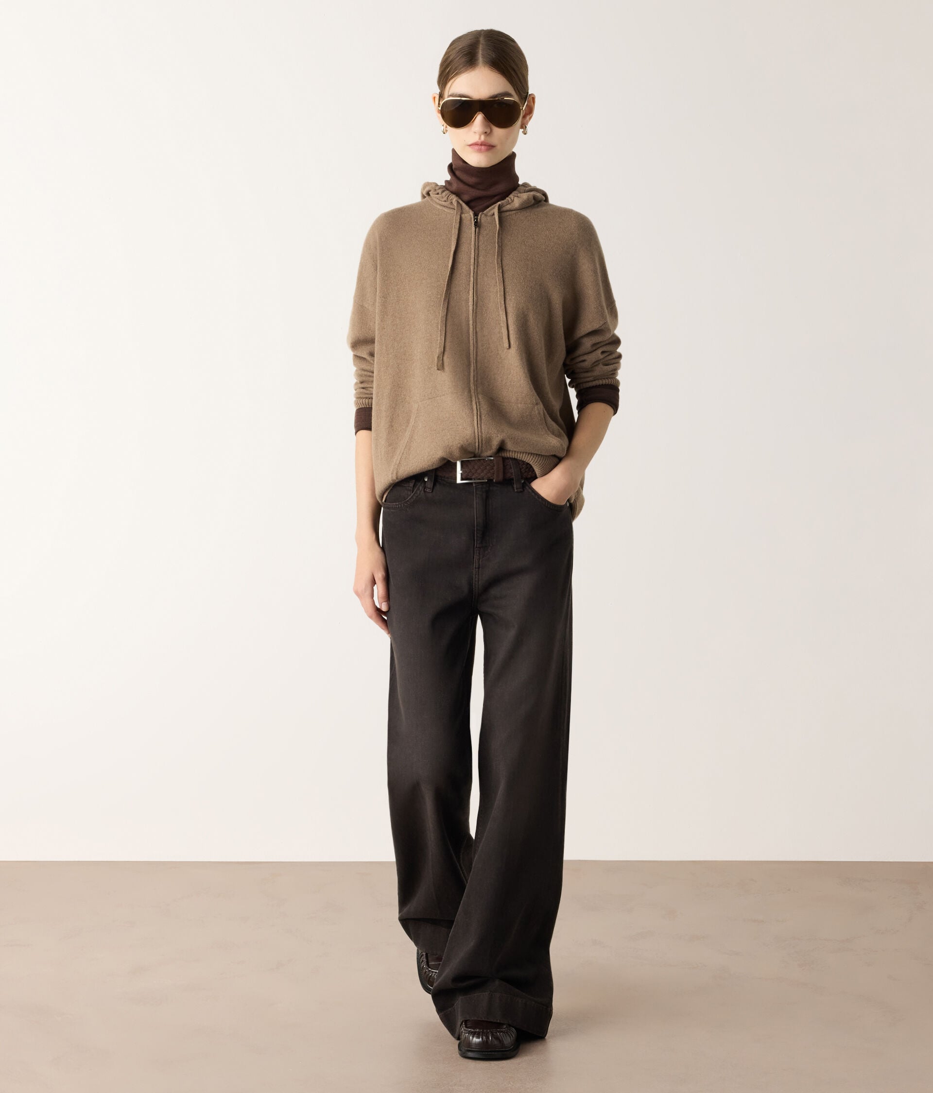 Φούτερ από Ultrasoft Cashmere με Κουκούλα