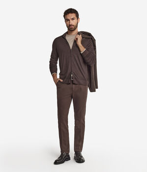 Càrdigan amb cremallera de Cashmere Ultrafine