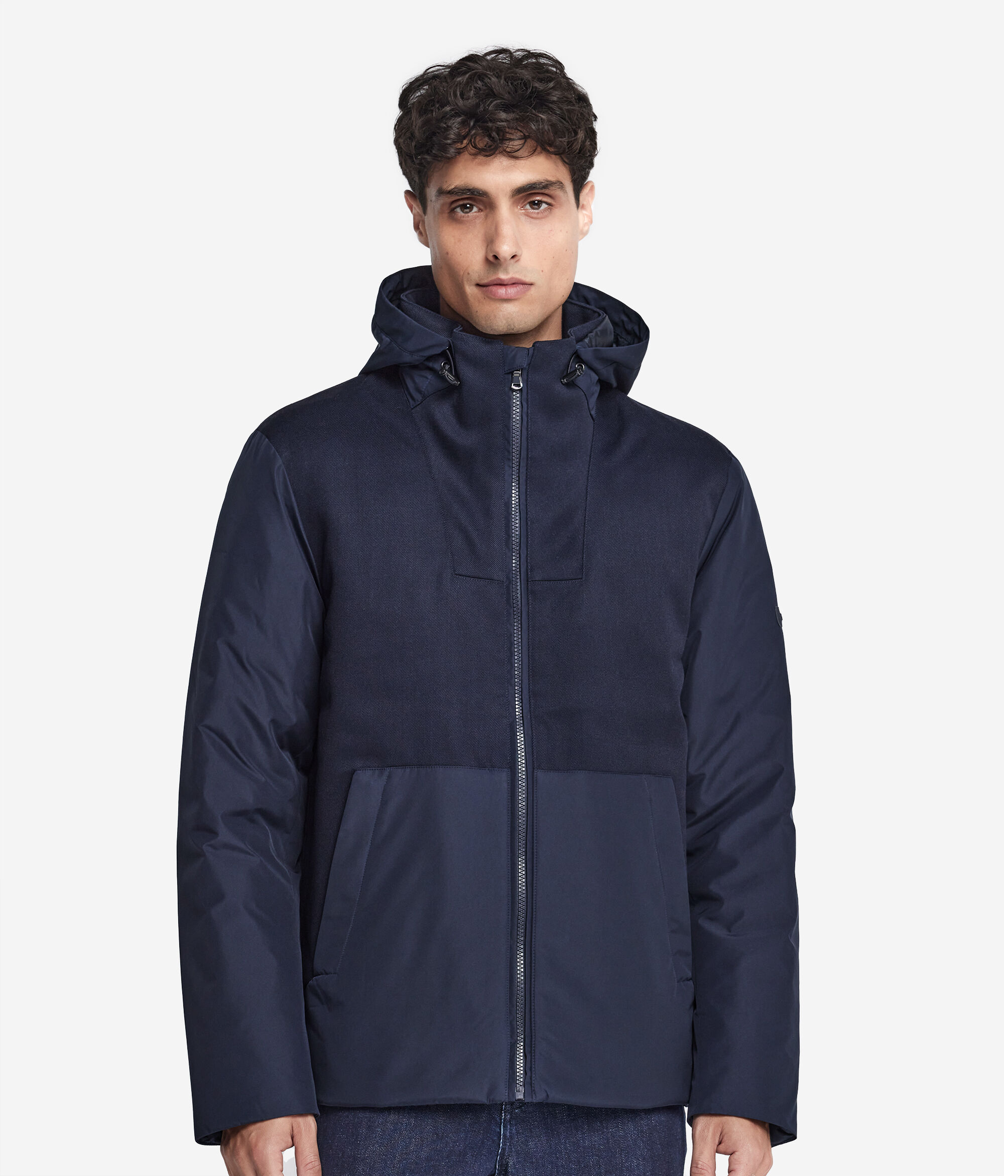 Куртка из технологичной ткани и шерсти