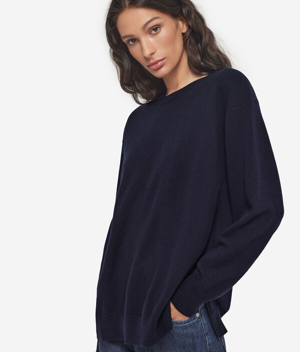 Джемпер с разрезами из ультрамягкого кашемира