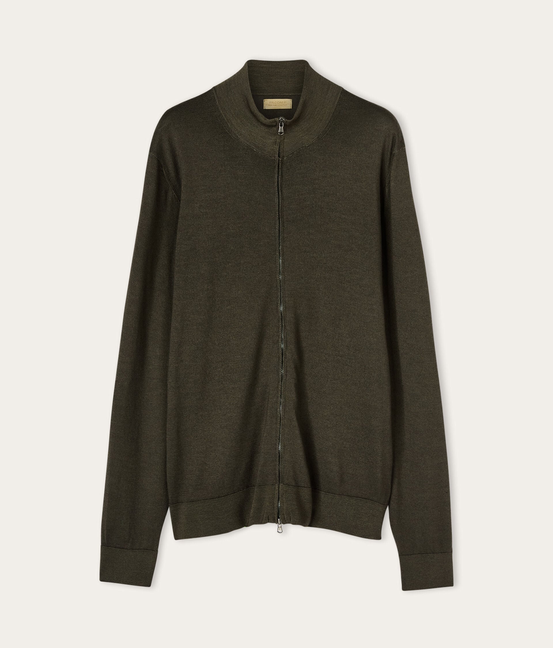 Cardigan mit Reißverschluss aus Kaschmir