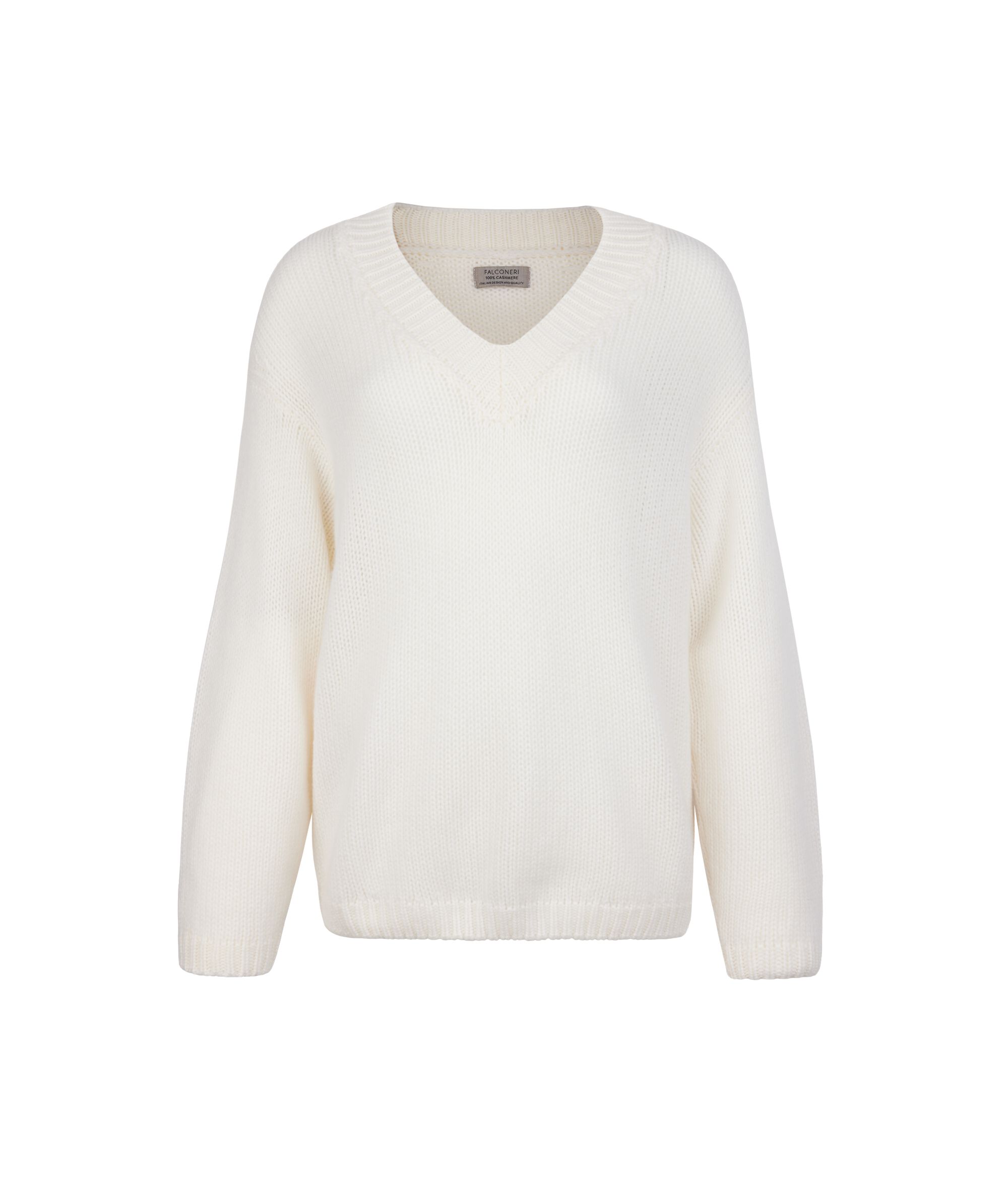 Pull femme col V en cachemire ultra-doux Colore Nœud