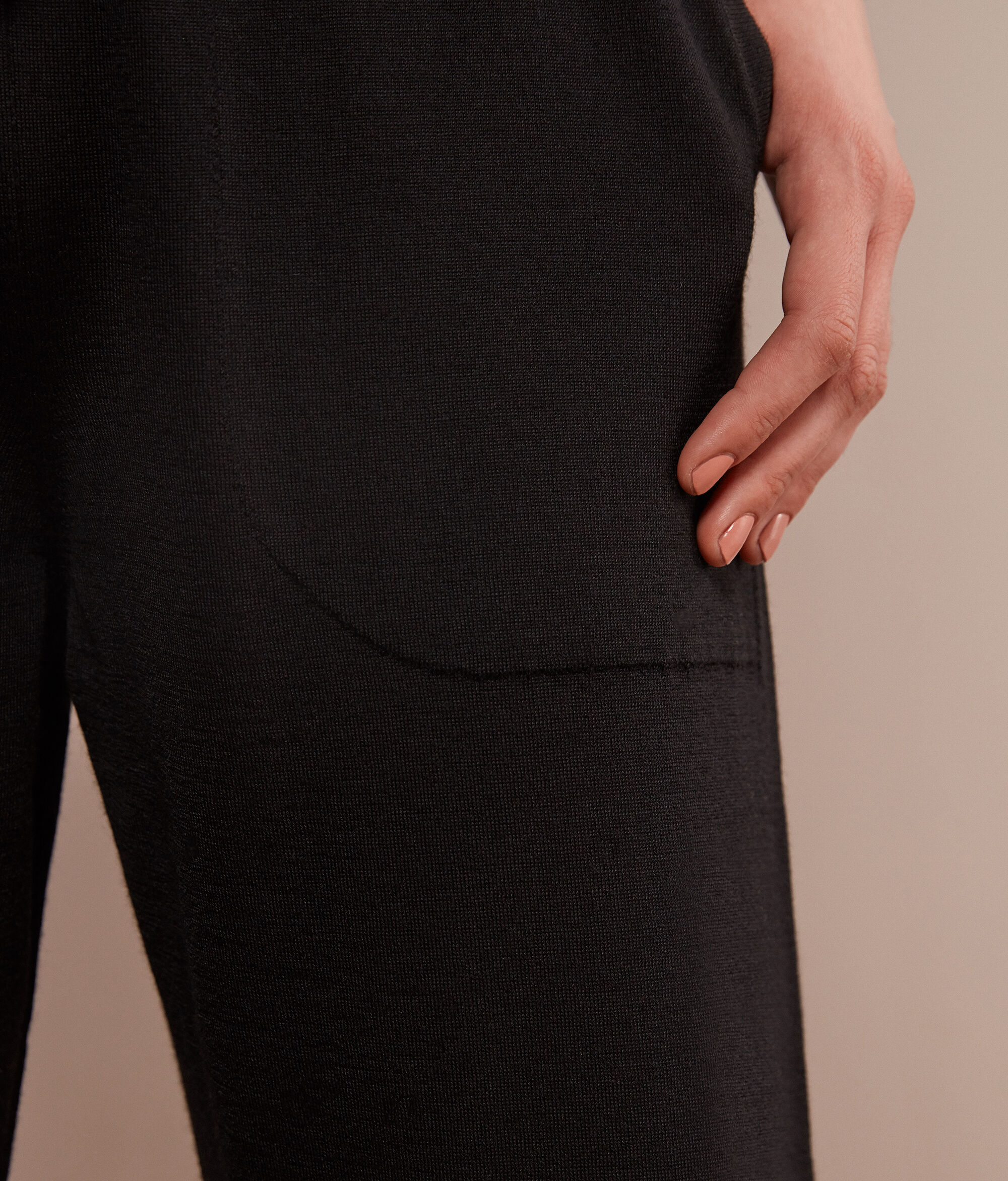 Pantalons de Cashmere Ultrafine amb baixos