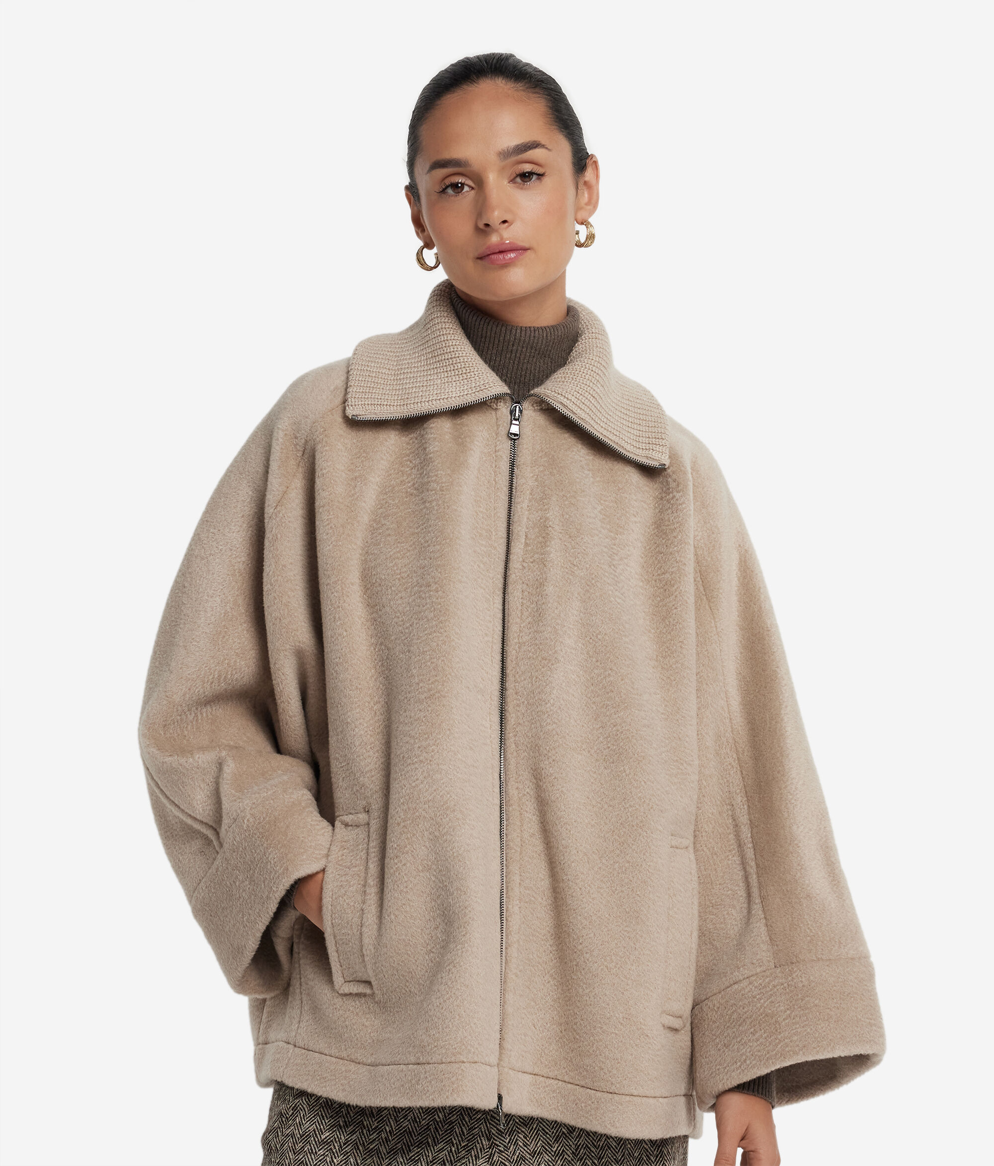 Capa amb cremallera de Cashmere