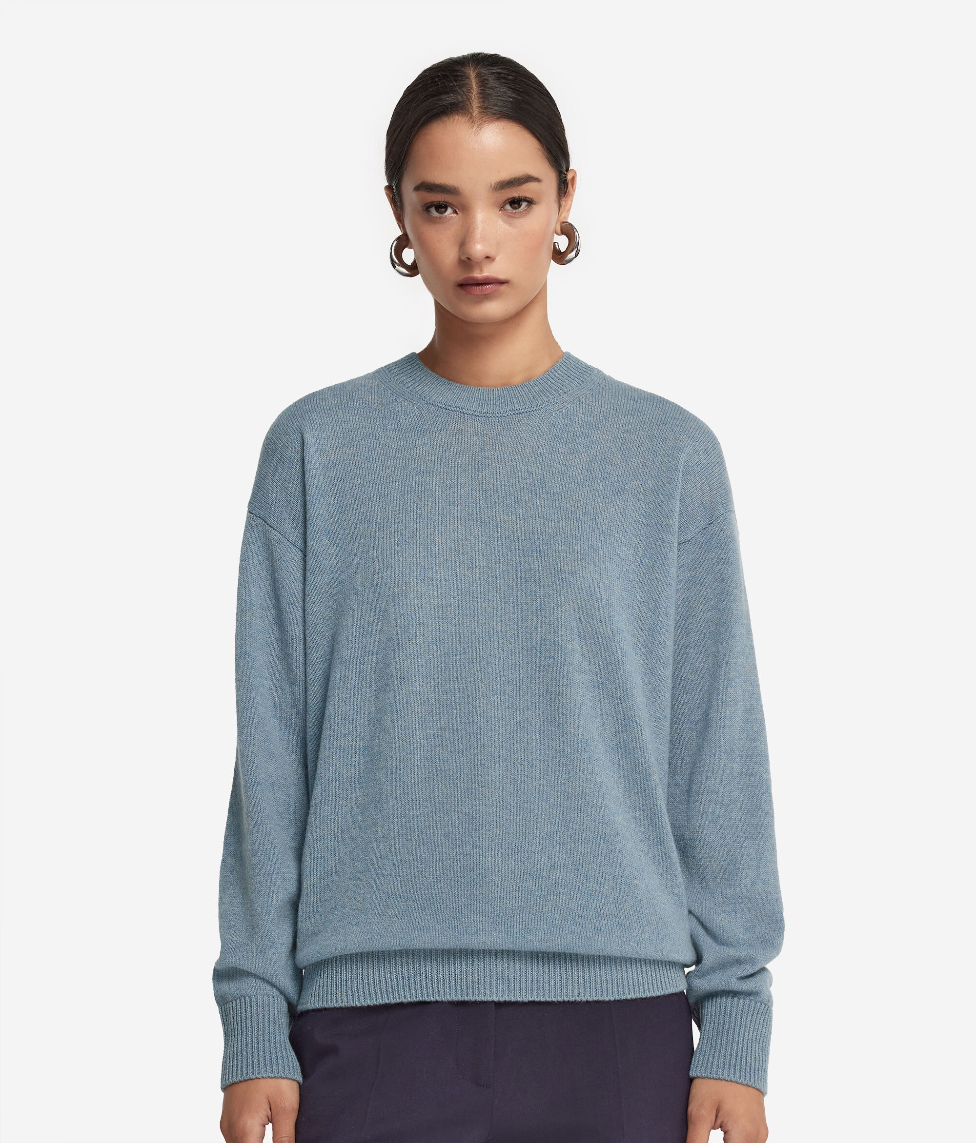 Sweter z okrągłym dekoltem z kaszmiru Ultrasoft