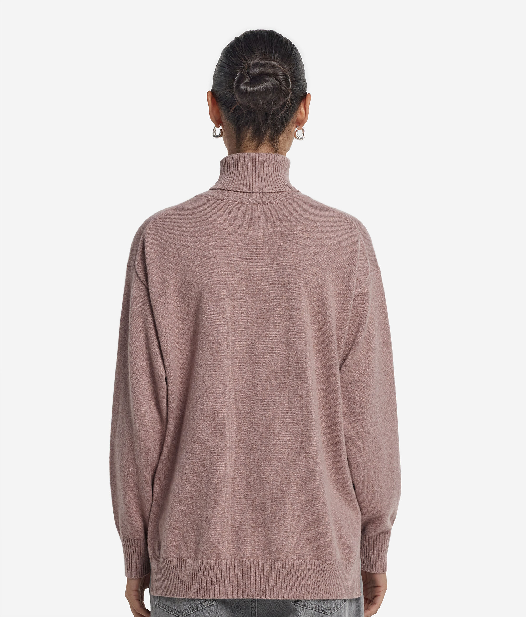 Ultrasoft Cashmere Turtleneck with Slits
