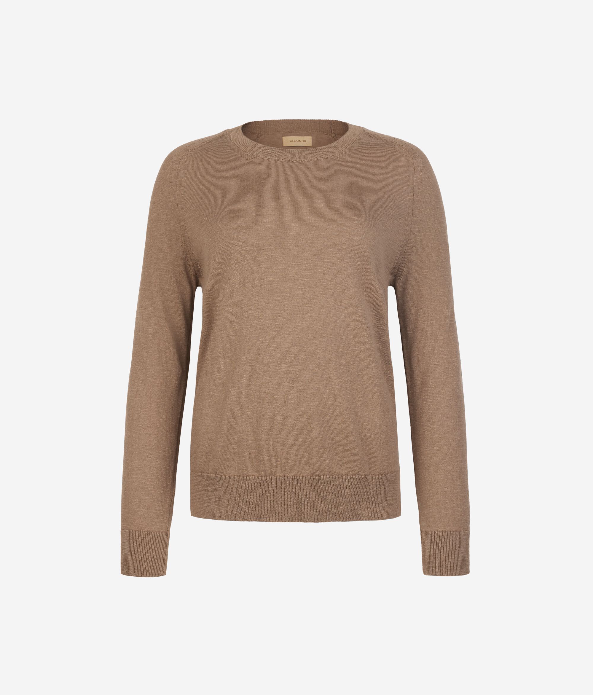 Twist Crewneck Sweater with Long Sleeves