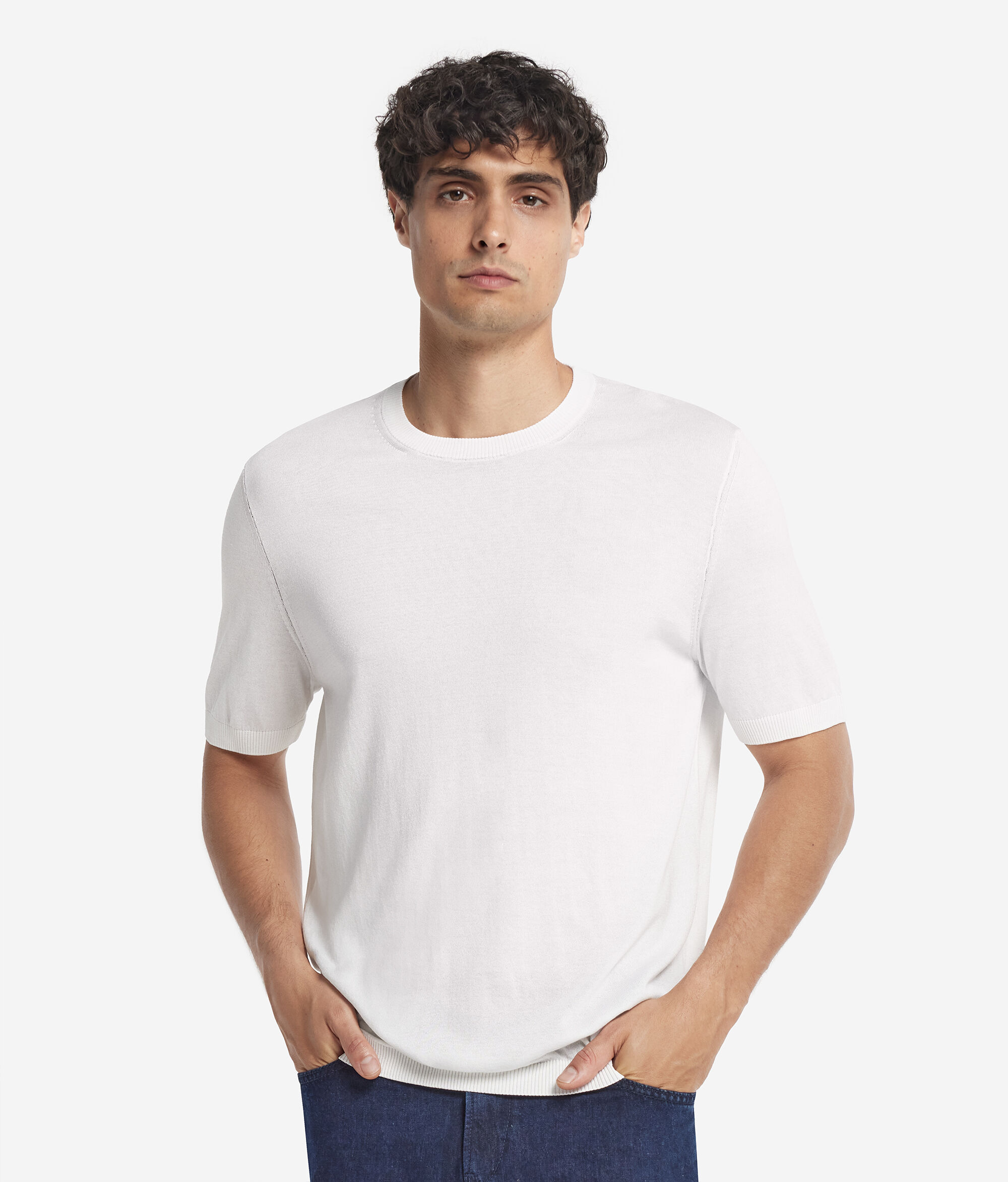 Джемпер из шелка и хлопка