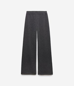 Calças Largas em Ultrasoft Cashmere