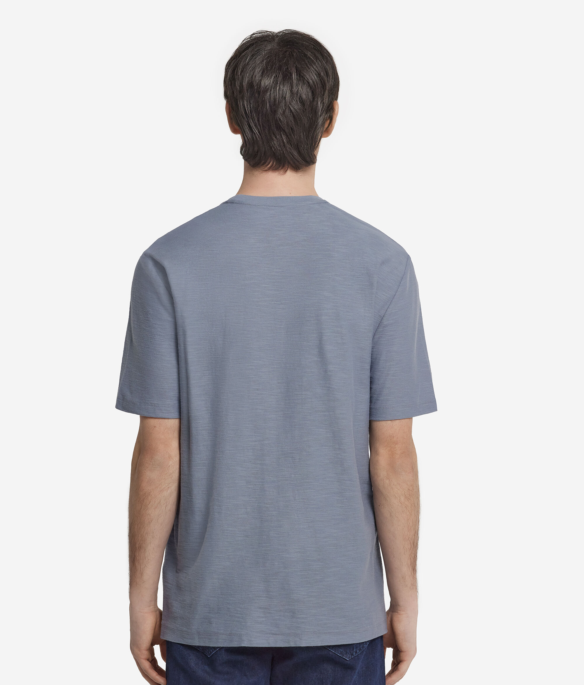Short-Sleeved Twist-Stitch T-Shirt
