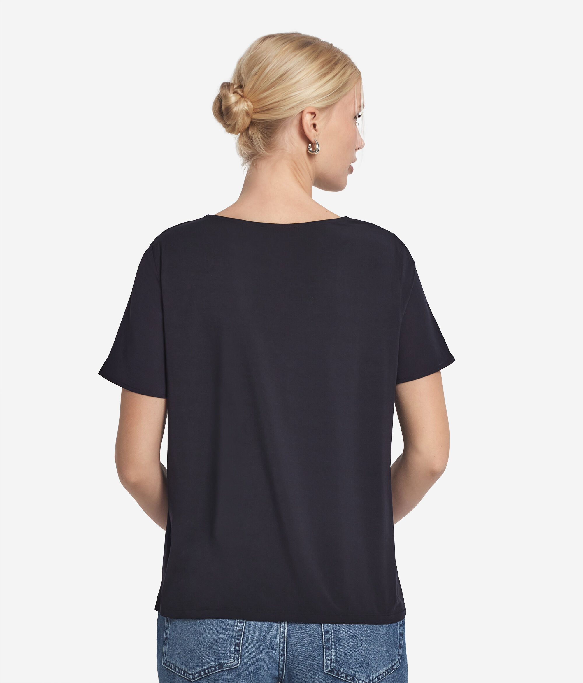 Блуза из шелка и модала