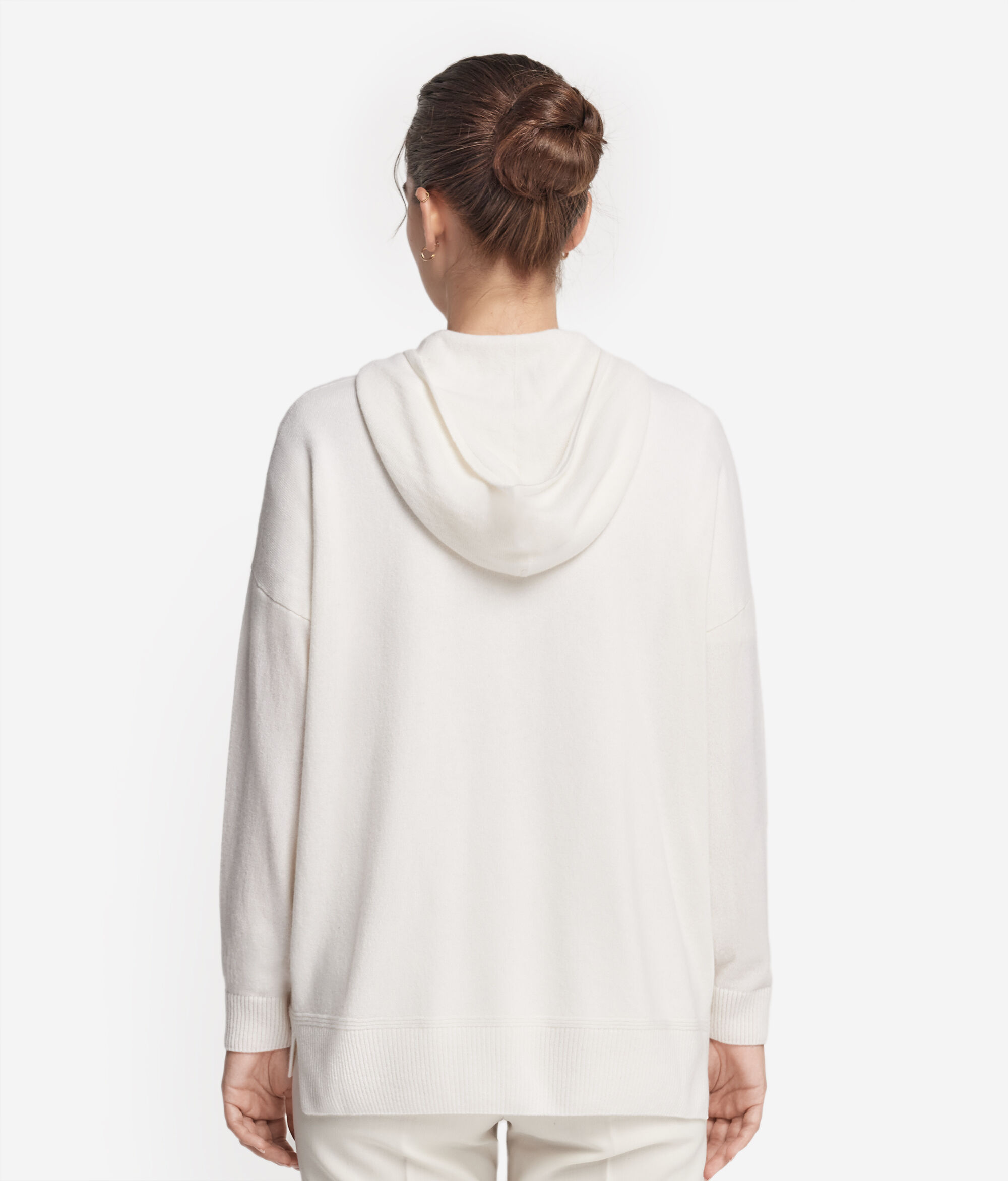 Bluza z kapturem z kaszmiru Ultrasoft