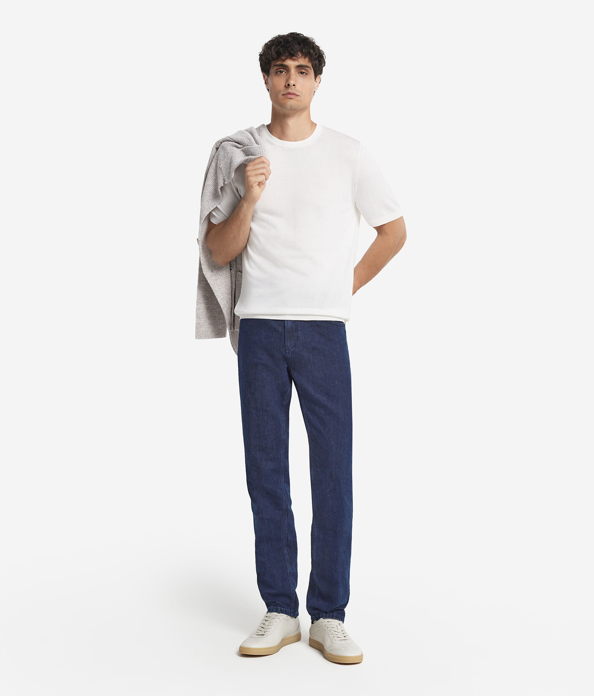 Джемпер из шелка и хлопка