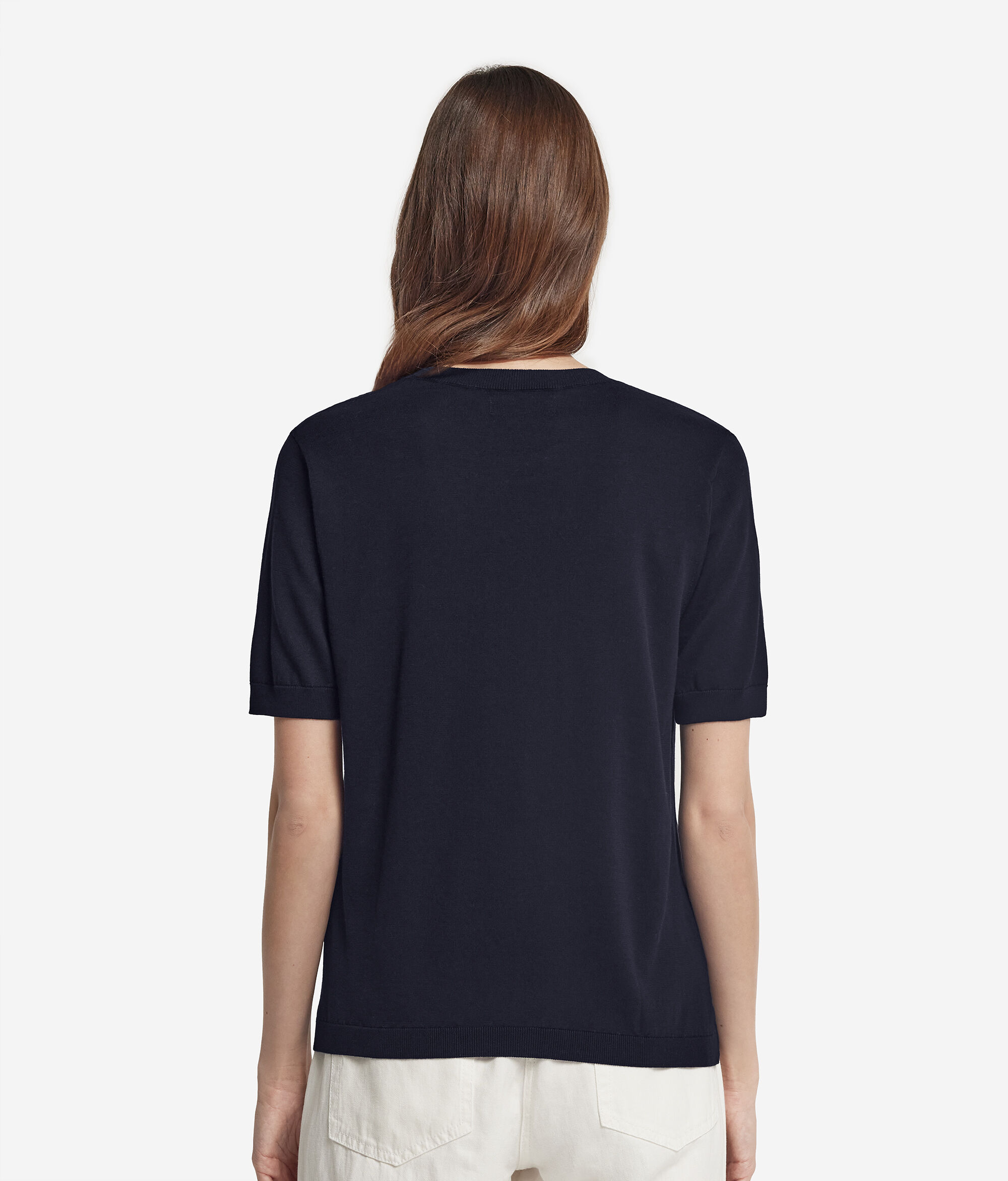 Rundhals-T-Shirt aus Baumwolle Fresh