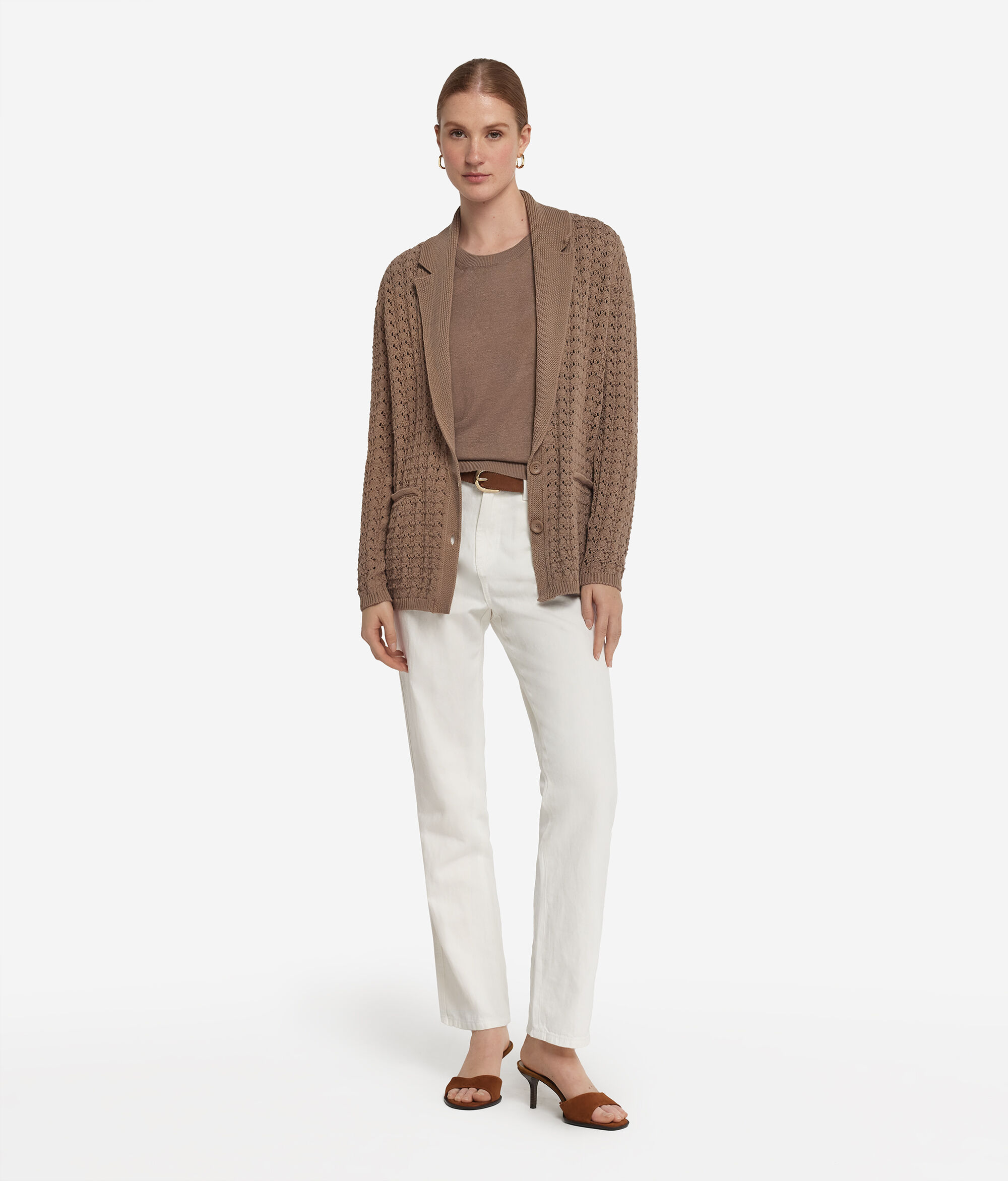 Giacca Crochet in Cotone