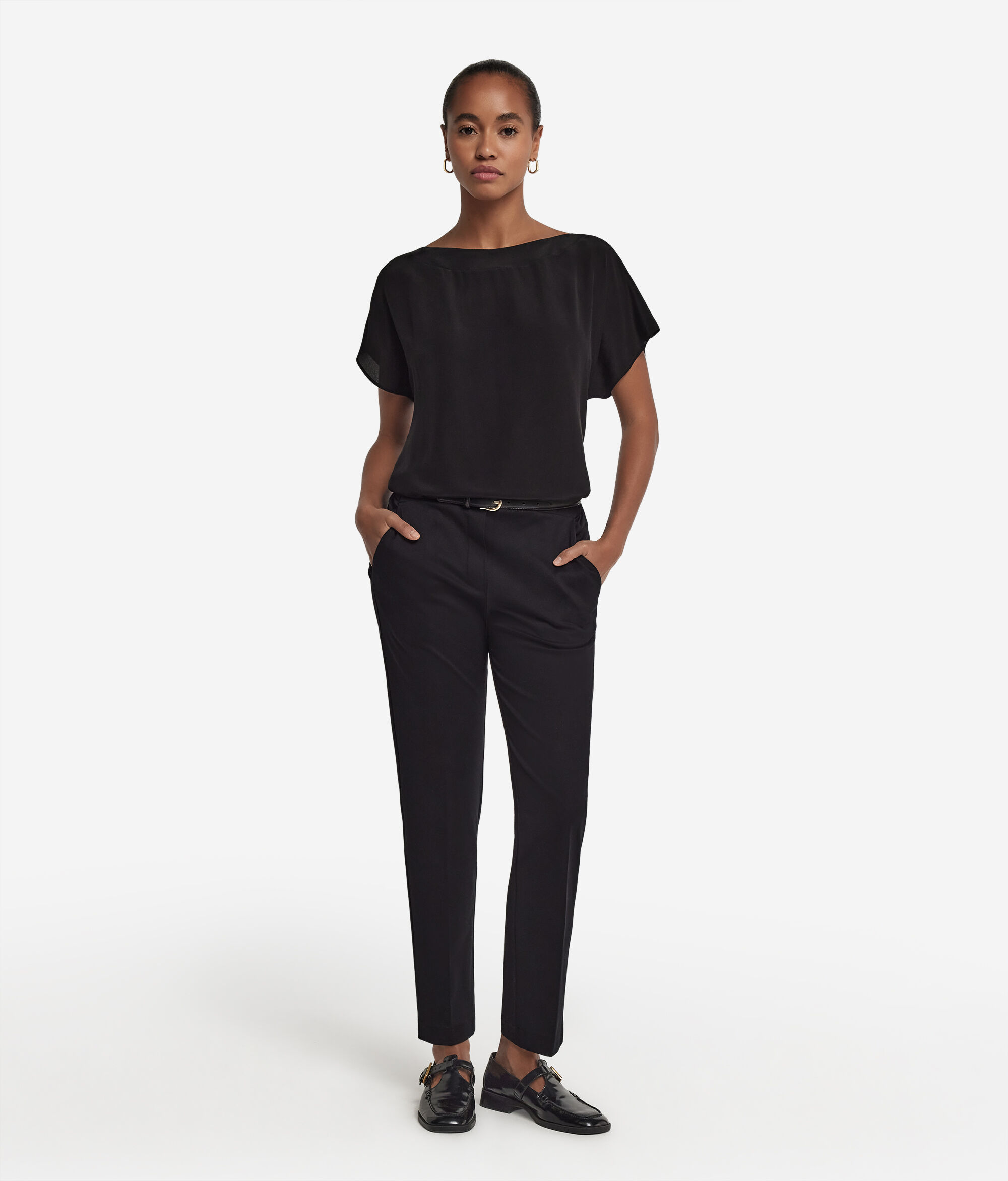 Блуза из шелка и модала