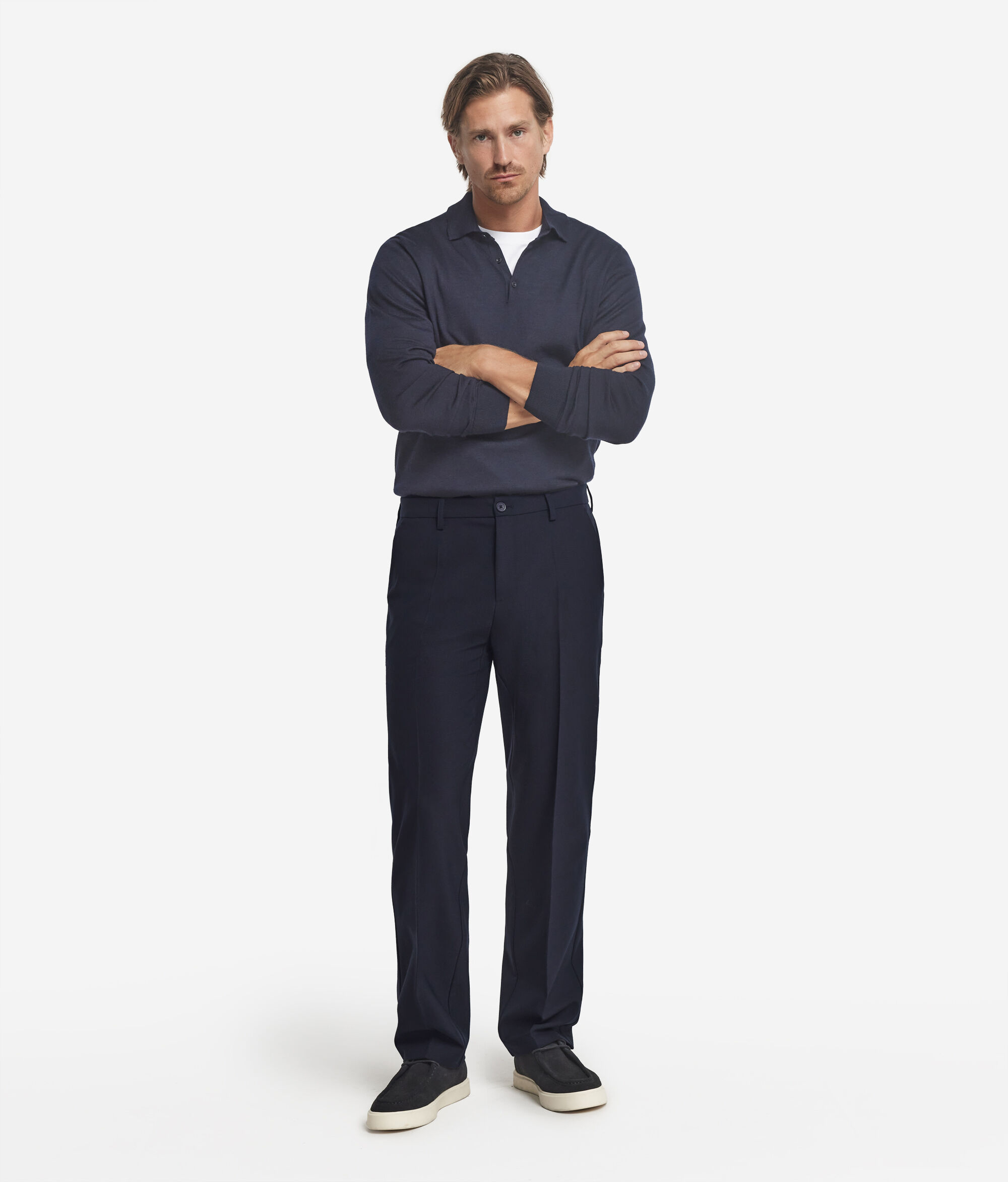 ウール チノパンツ