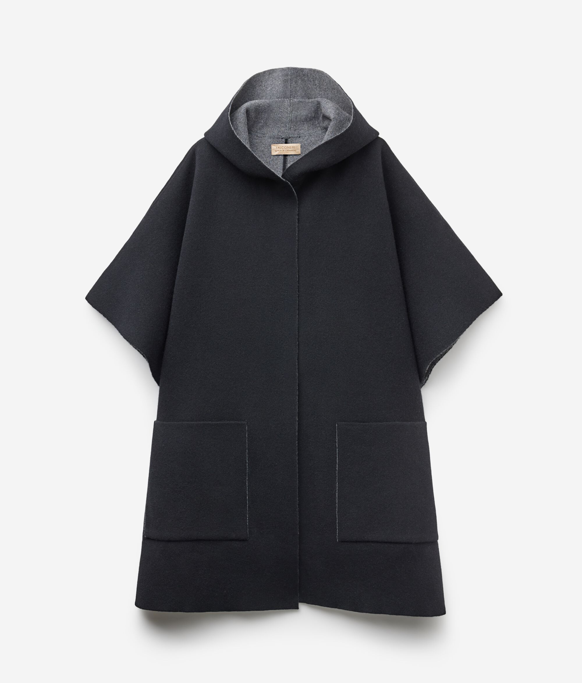 Cappa con Cappuccio in Cashmere