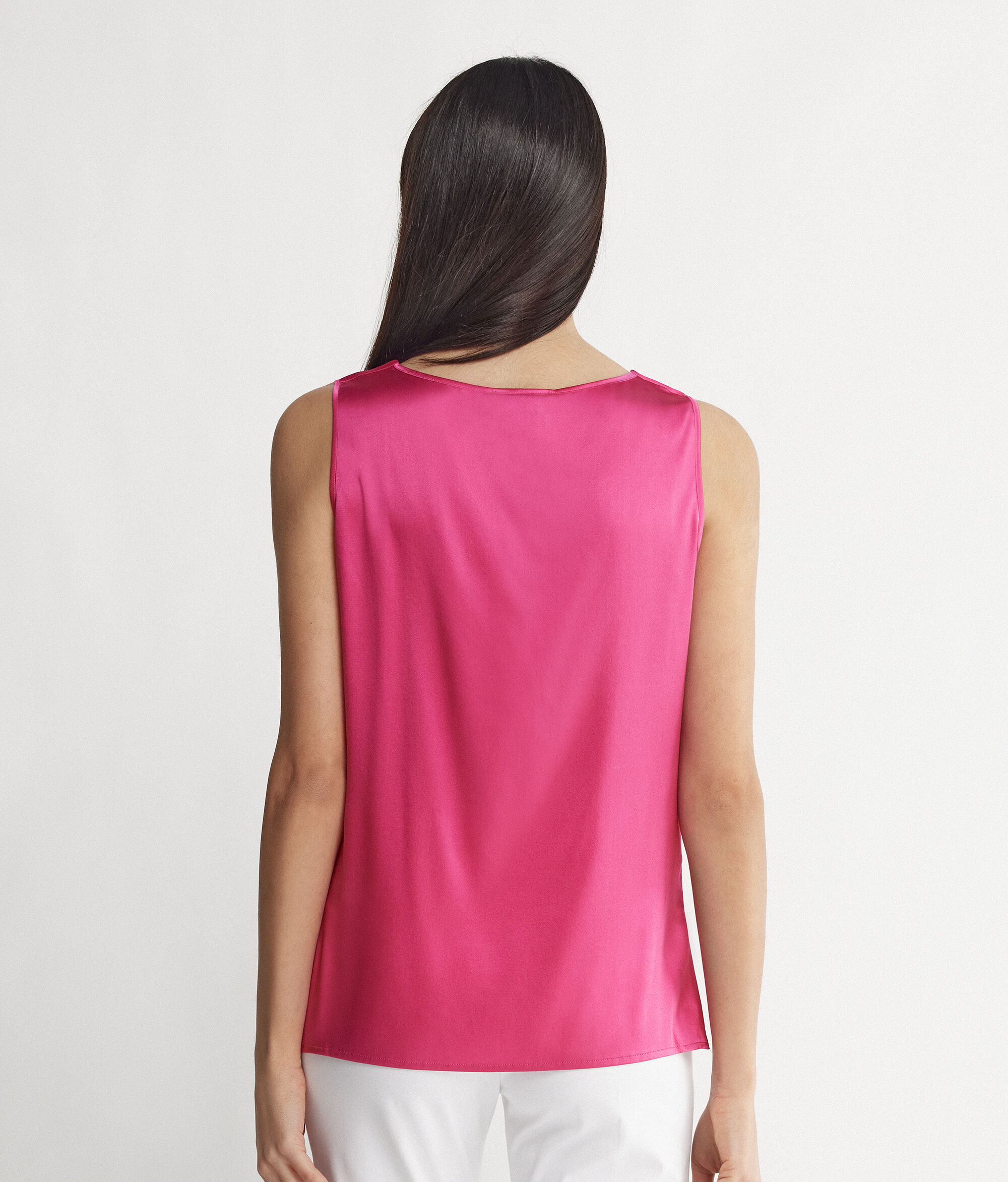 V-Neck Silk Camisole