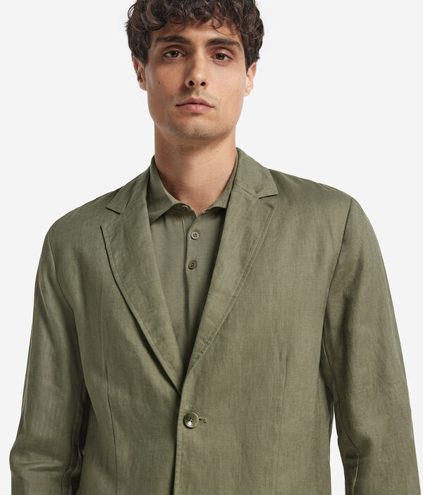 Пиджак изо льна