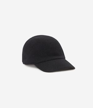 Casquette en laine à visière