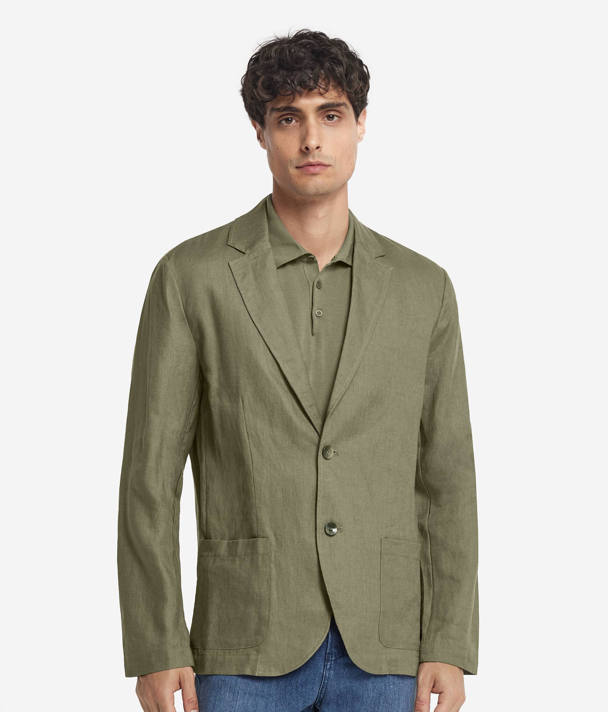 Пиджак изо льна