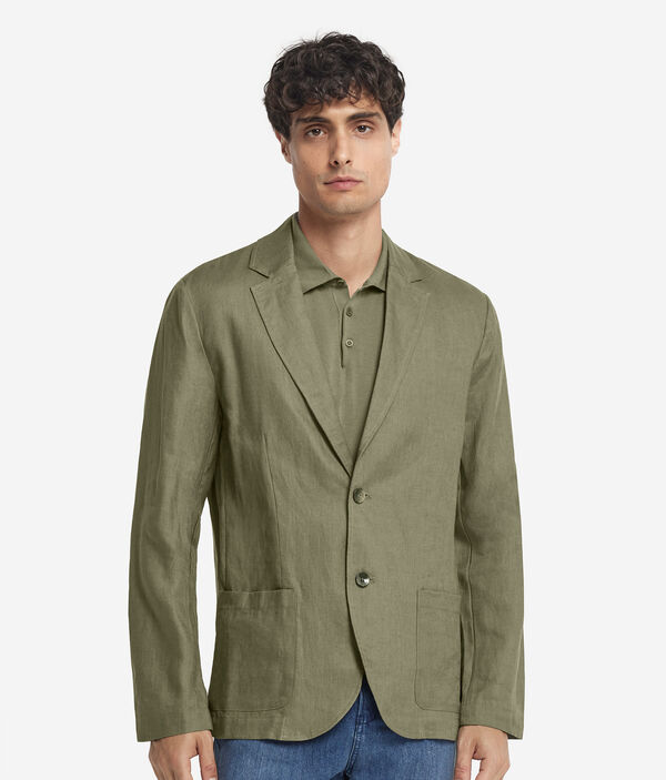 Пиджак изо льна