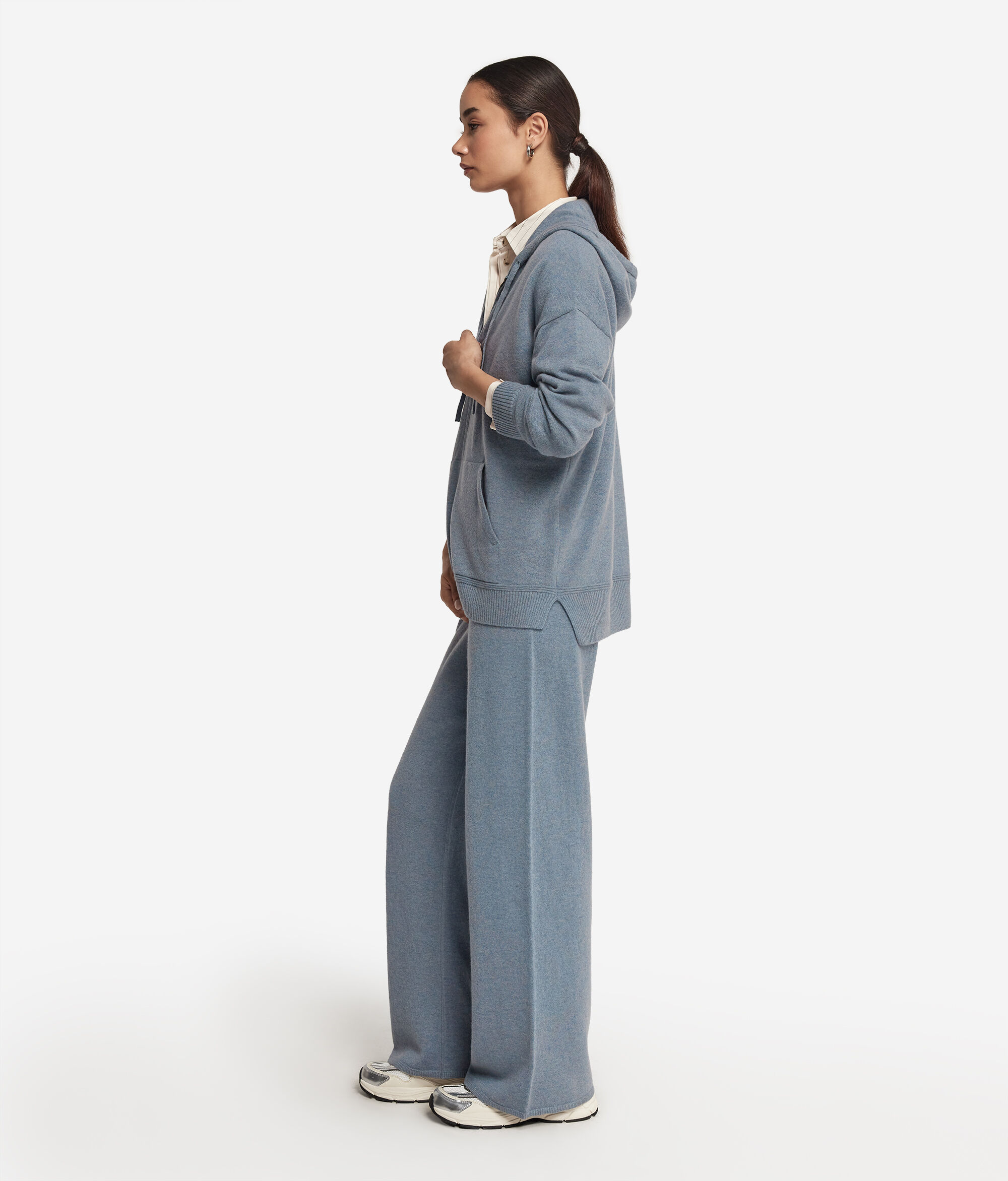Φούτερ από Ultrasoft Cashmere με Κουκούλα