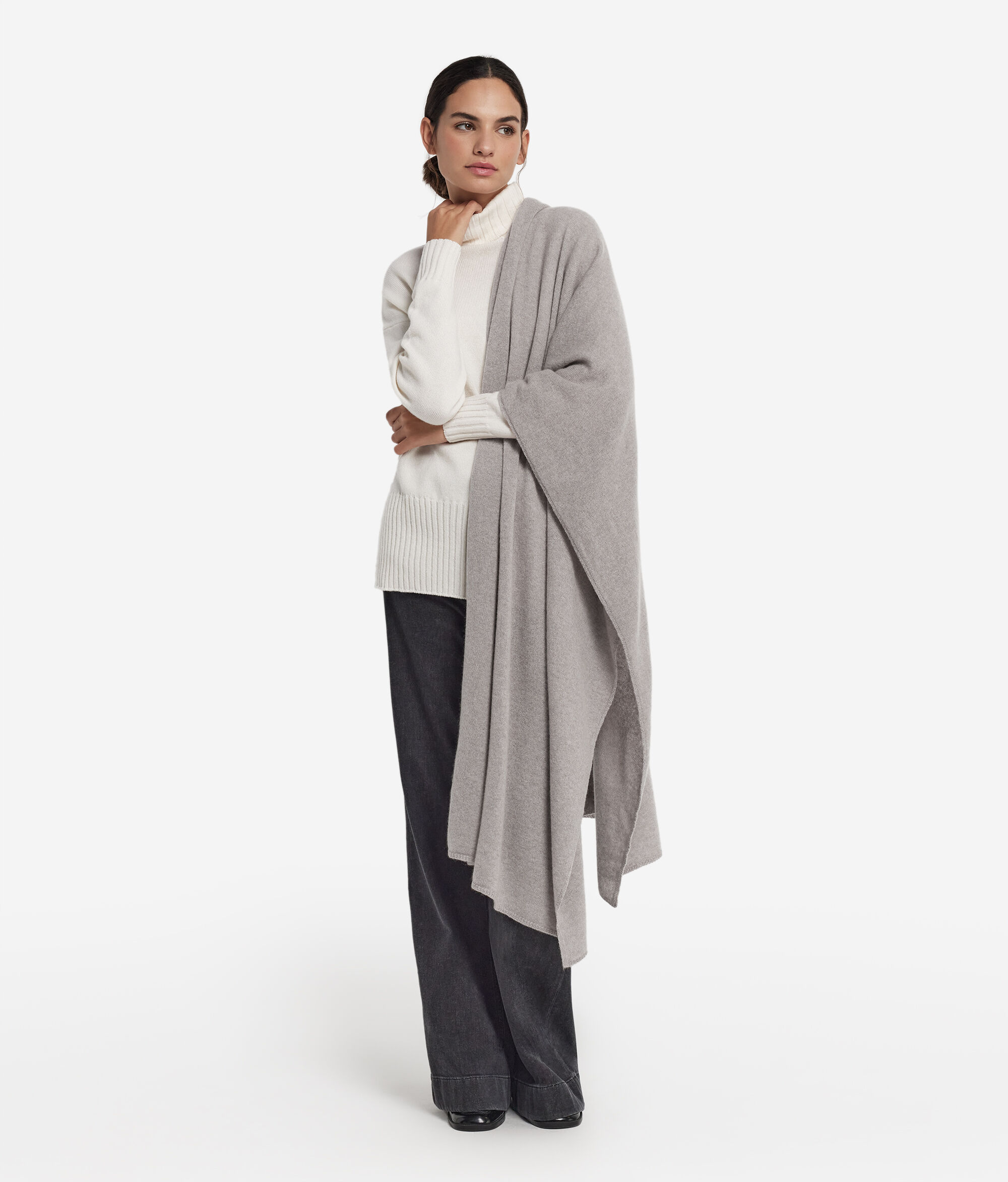 Étole en cachemire femme