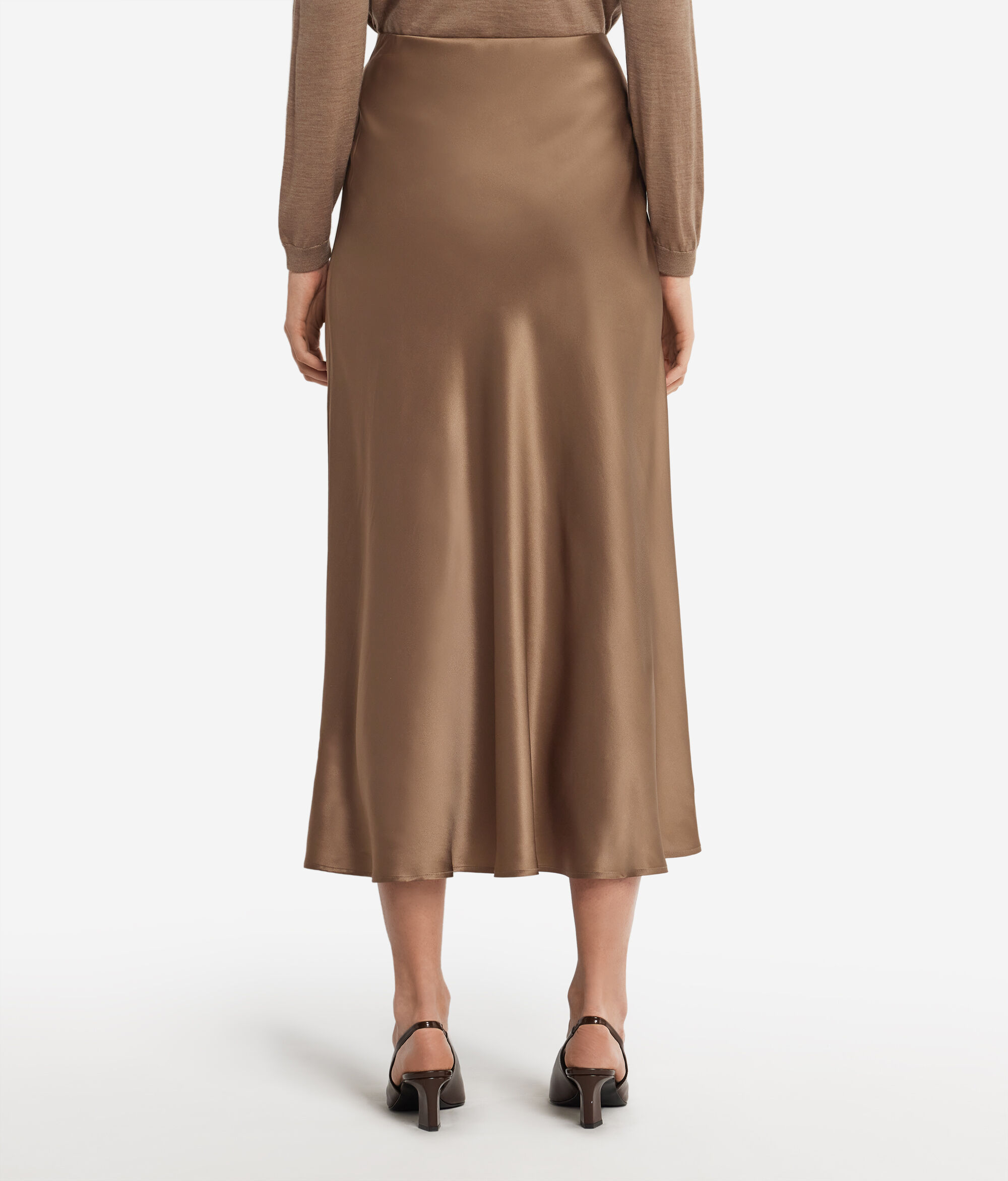 Silk Satin Skirt