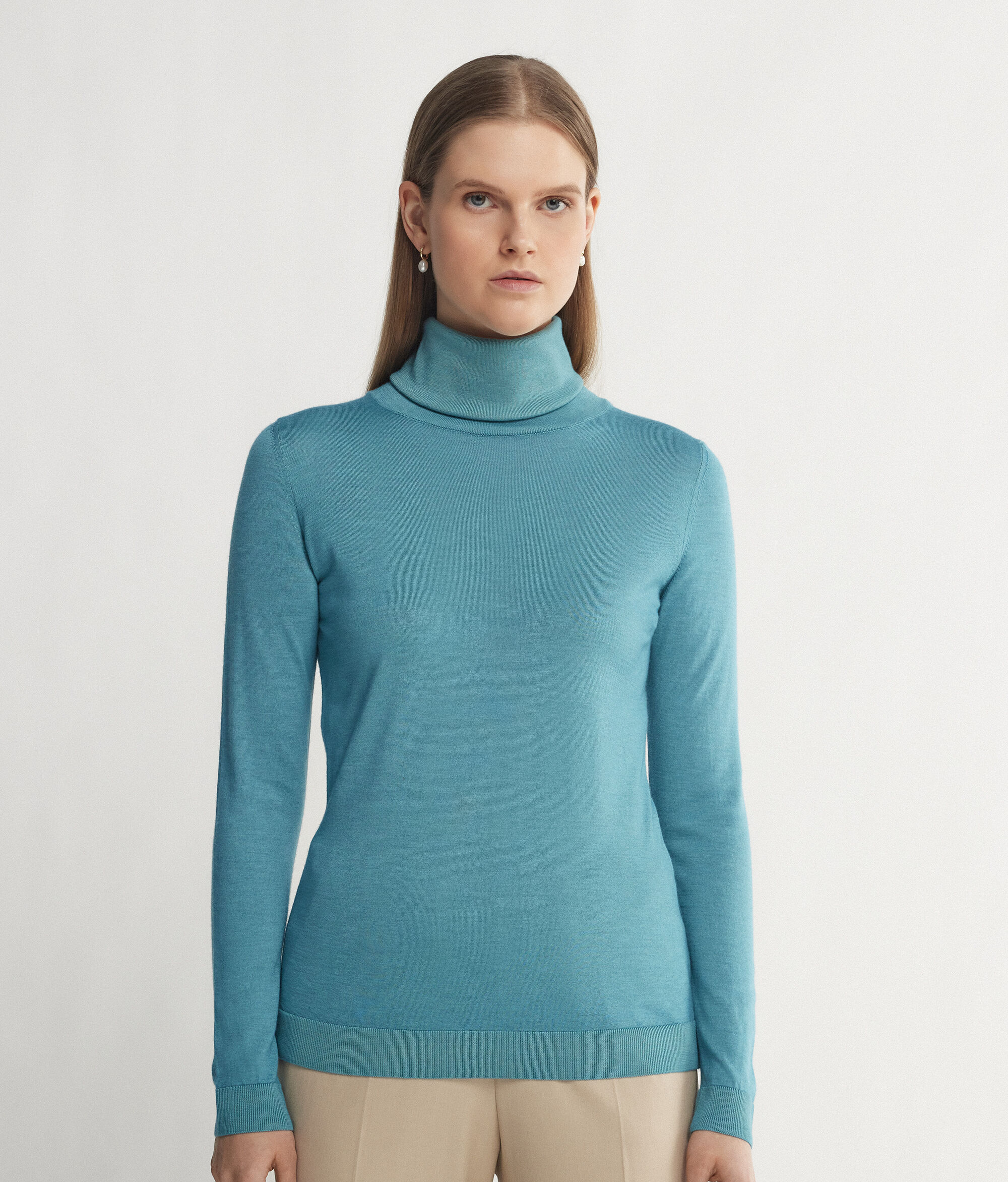 Ultrafine Cashmere Turtleneck Jumper