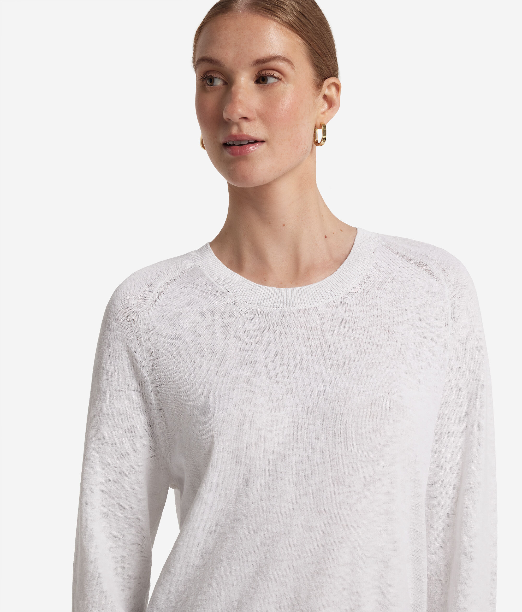Twist Yuvarlak Yaka Uzun Kollu T-shirt