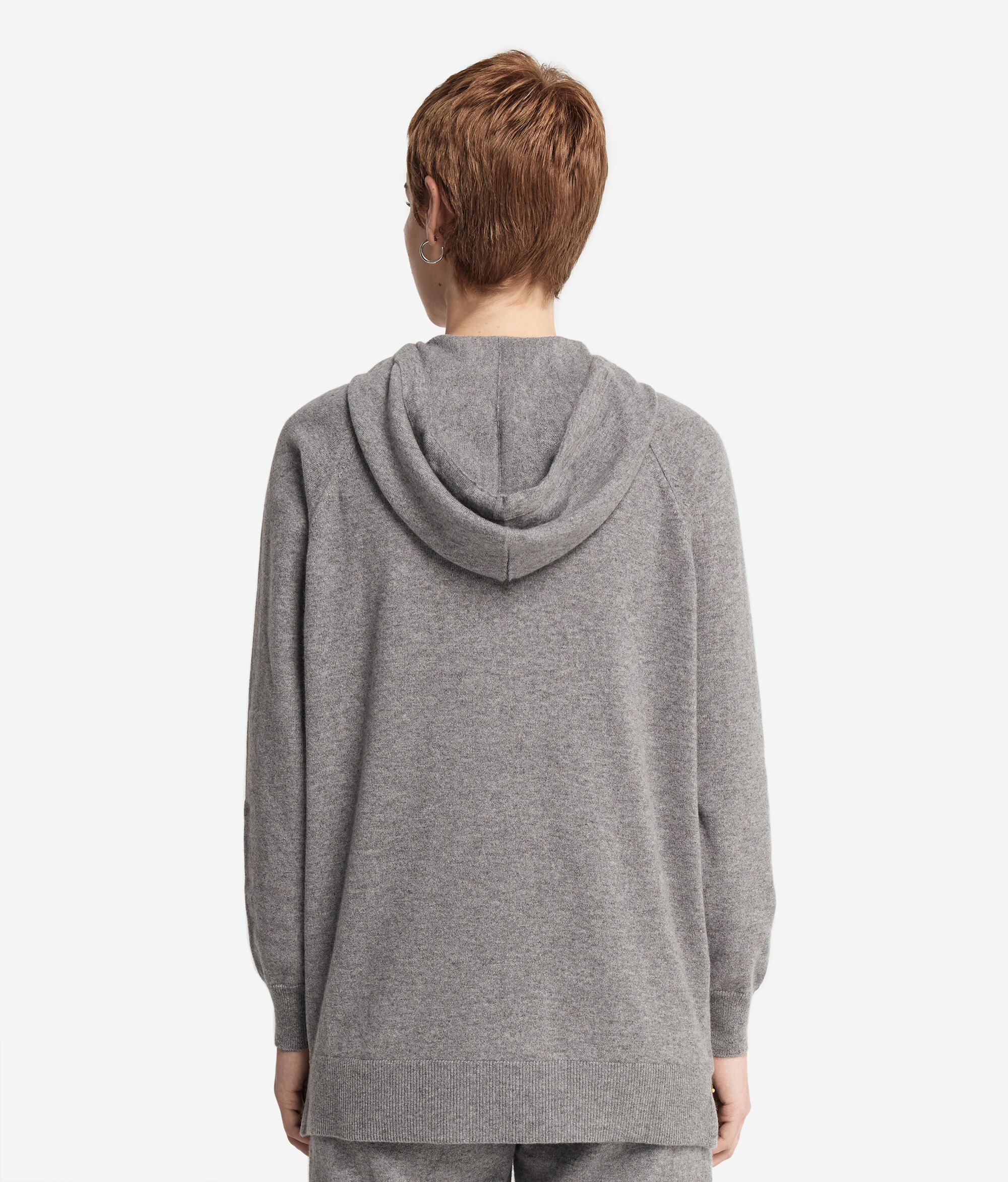 Bluza z kapturem z kaszmiru Ultrasoft