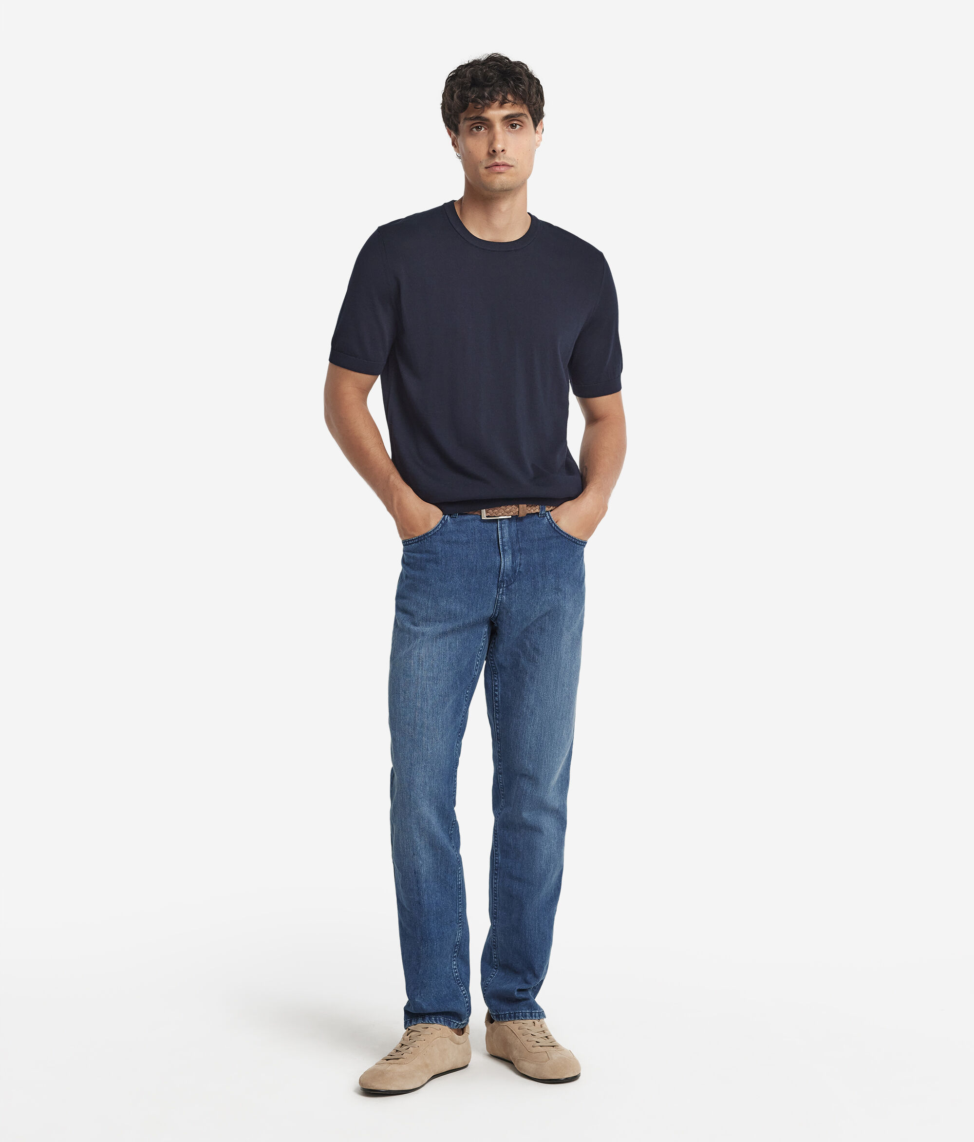 T-Shirt Girocollo Maniche Corte in Cotone Fresh