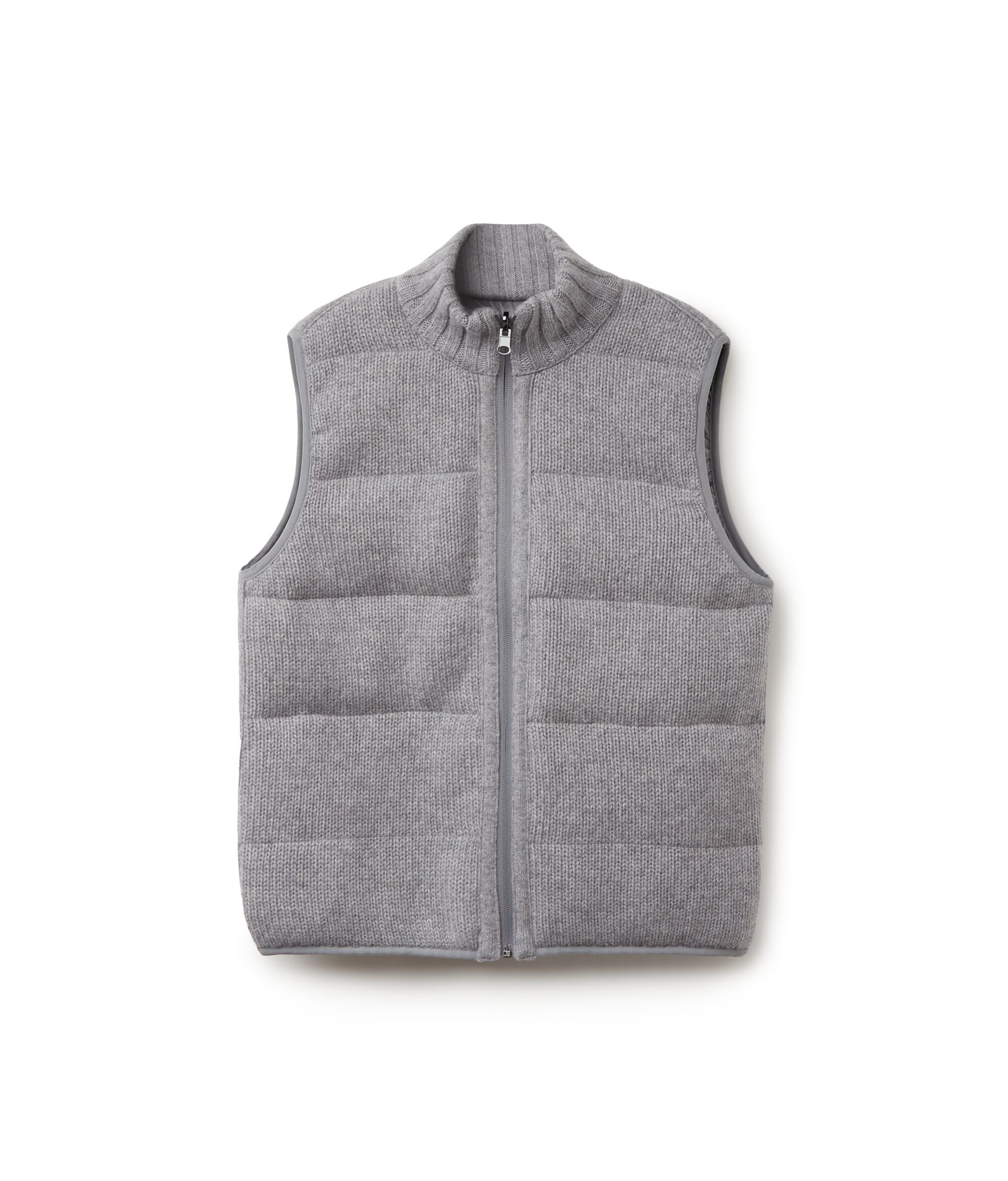 Reversible Sleeveless Short Quilted Jacket