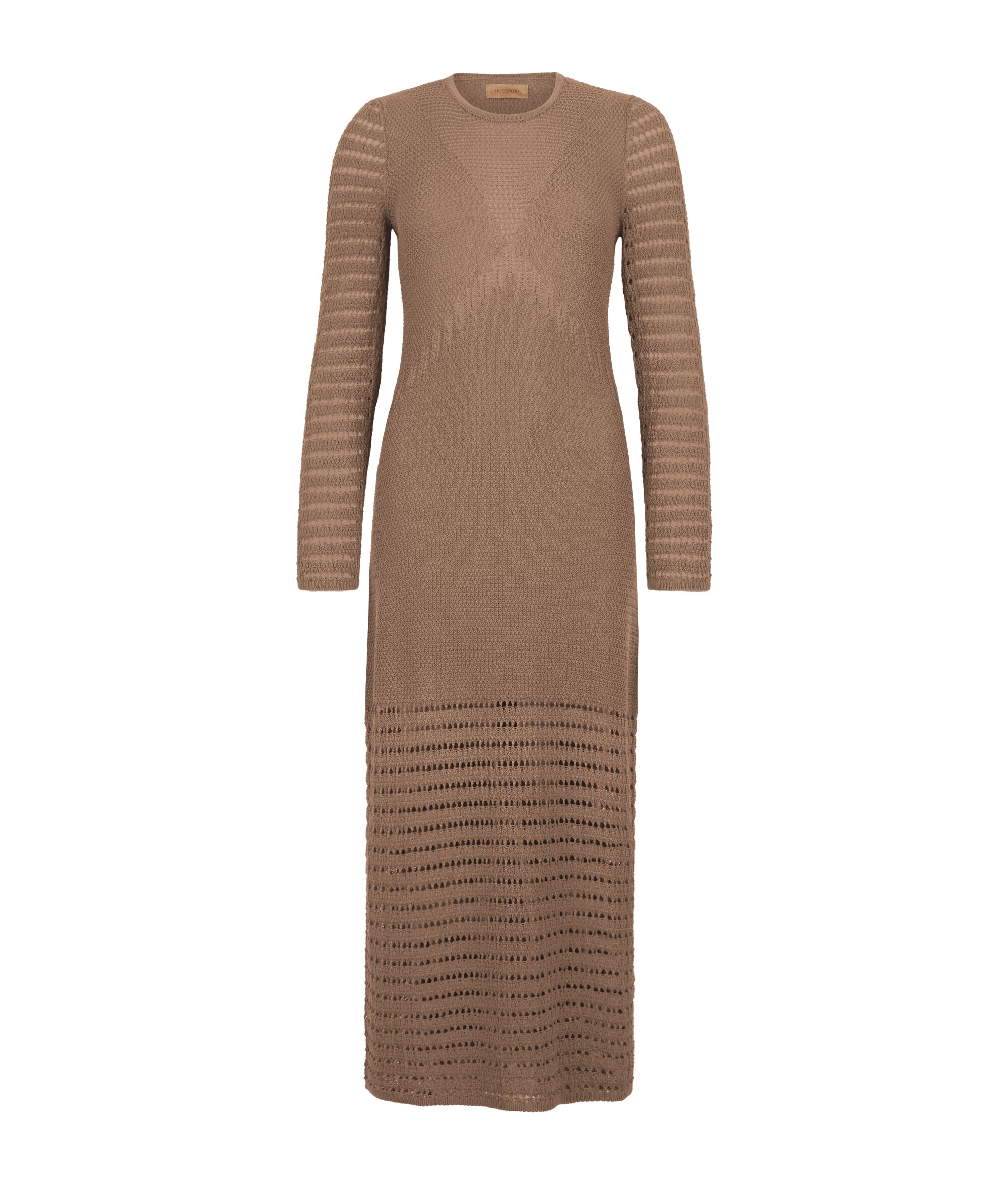 Openwork Moss-Stitch Dress