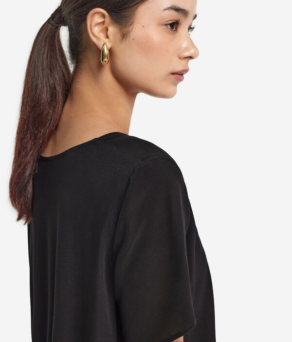 Блуза из шелка и модала