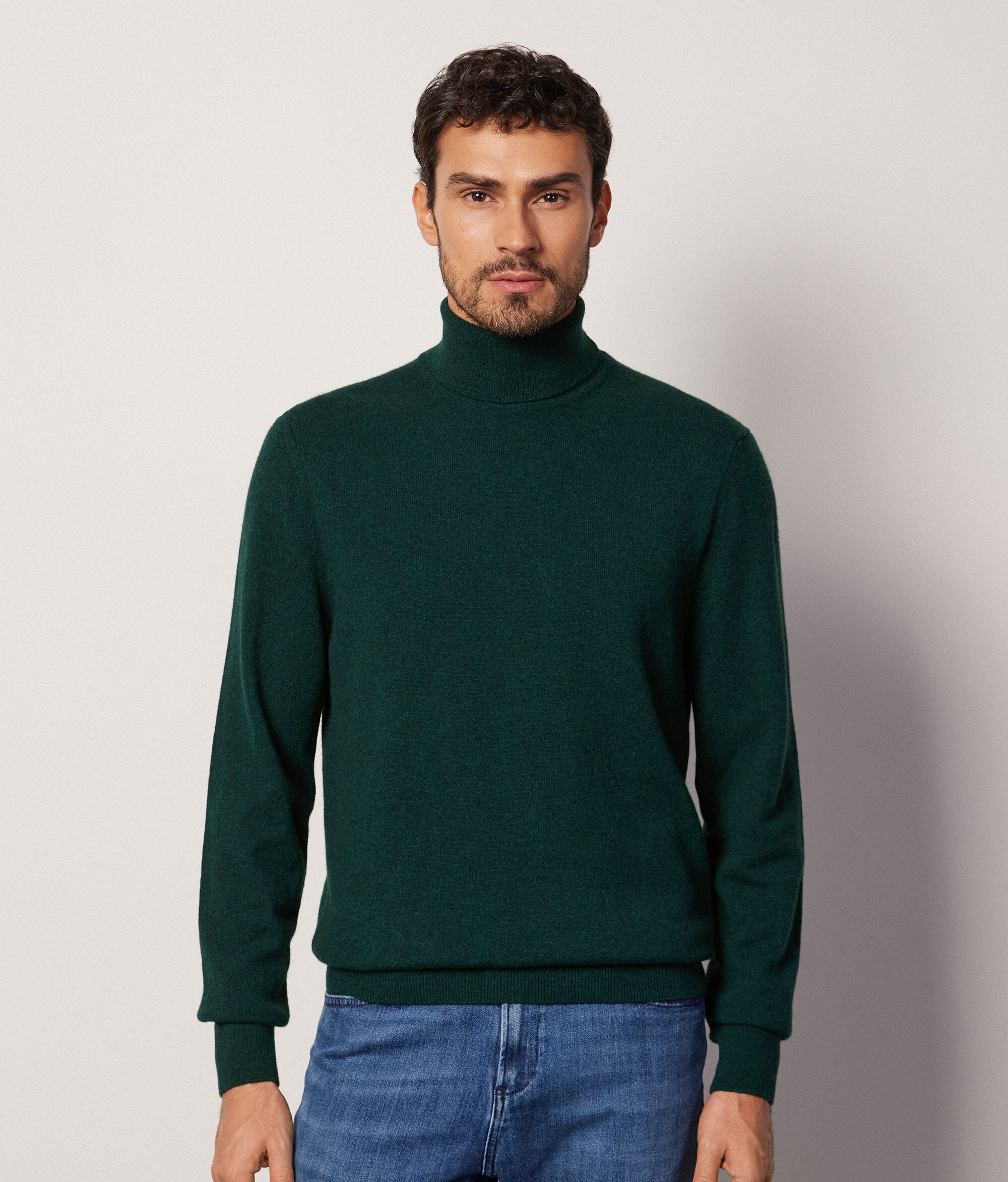 Col roulé homme en cachemire ultra-doux