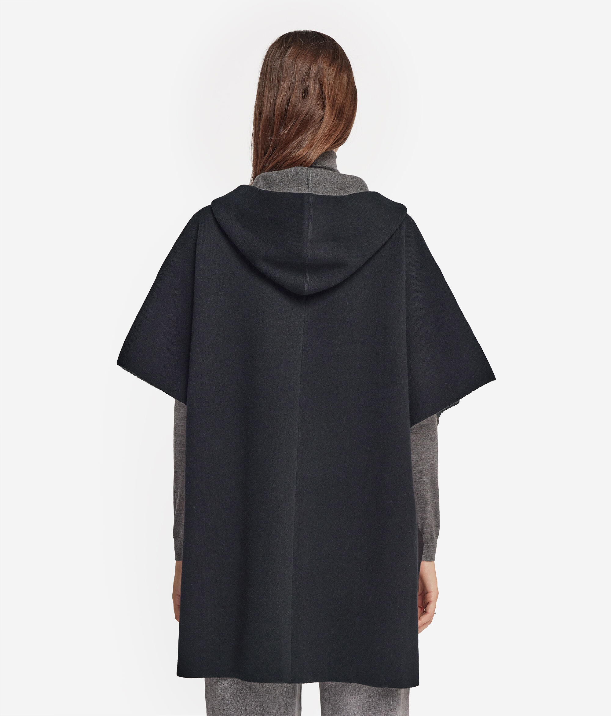 Cappa con Cappuccio in Cashmere