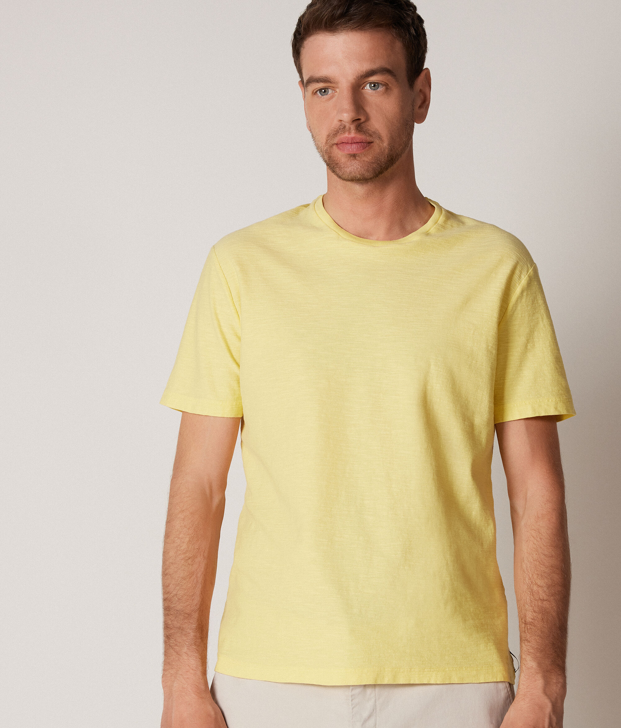 CAGI 3 T-Shirt Girocollo Lana e Cotone Mezza Manica Art.5330 (4, Bianco